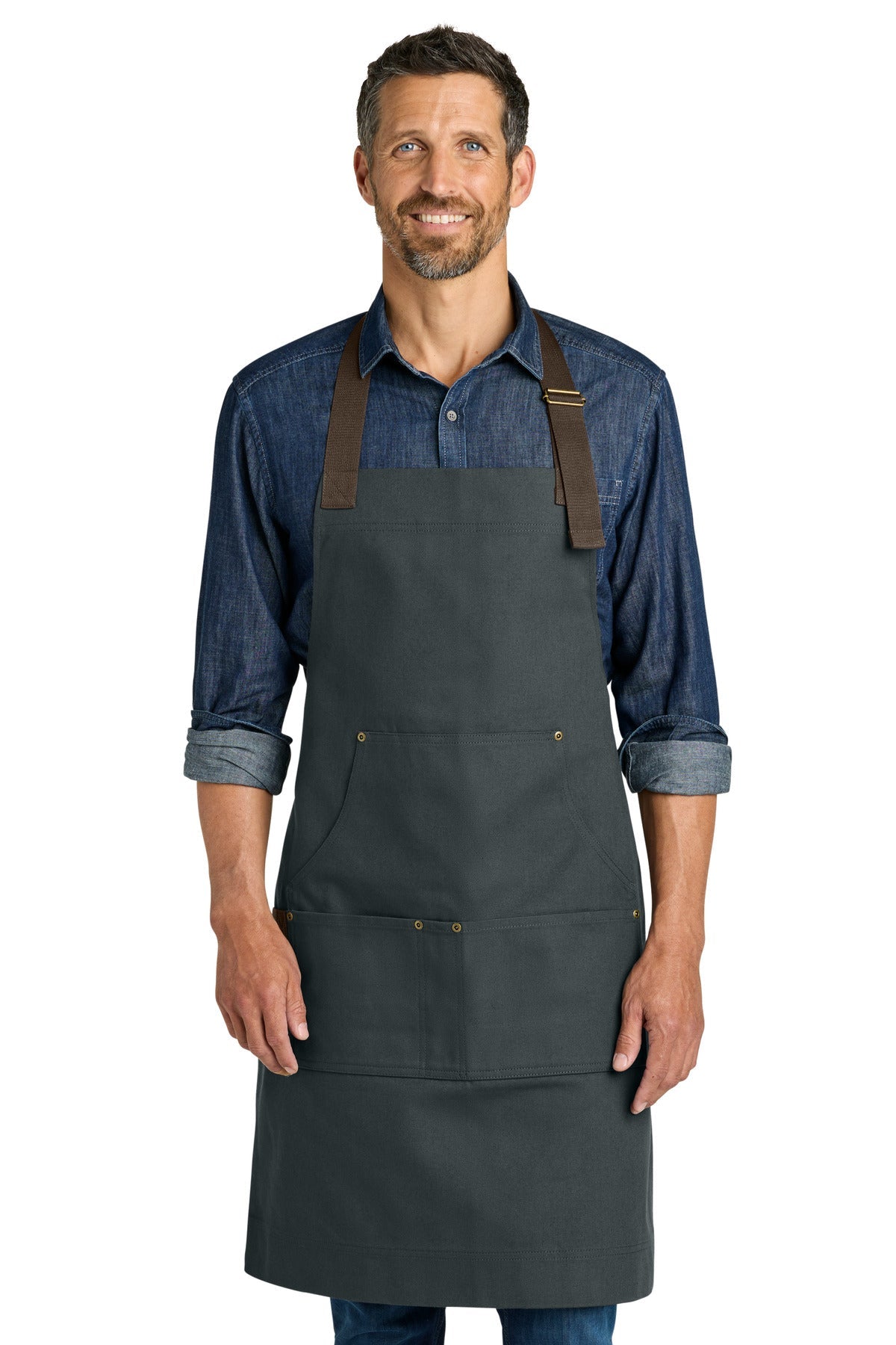 Charcoal Port Authority Signature Workwear Apron A903