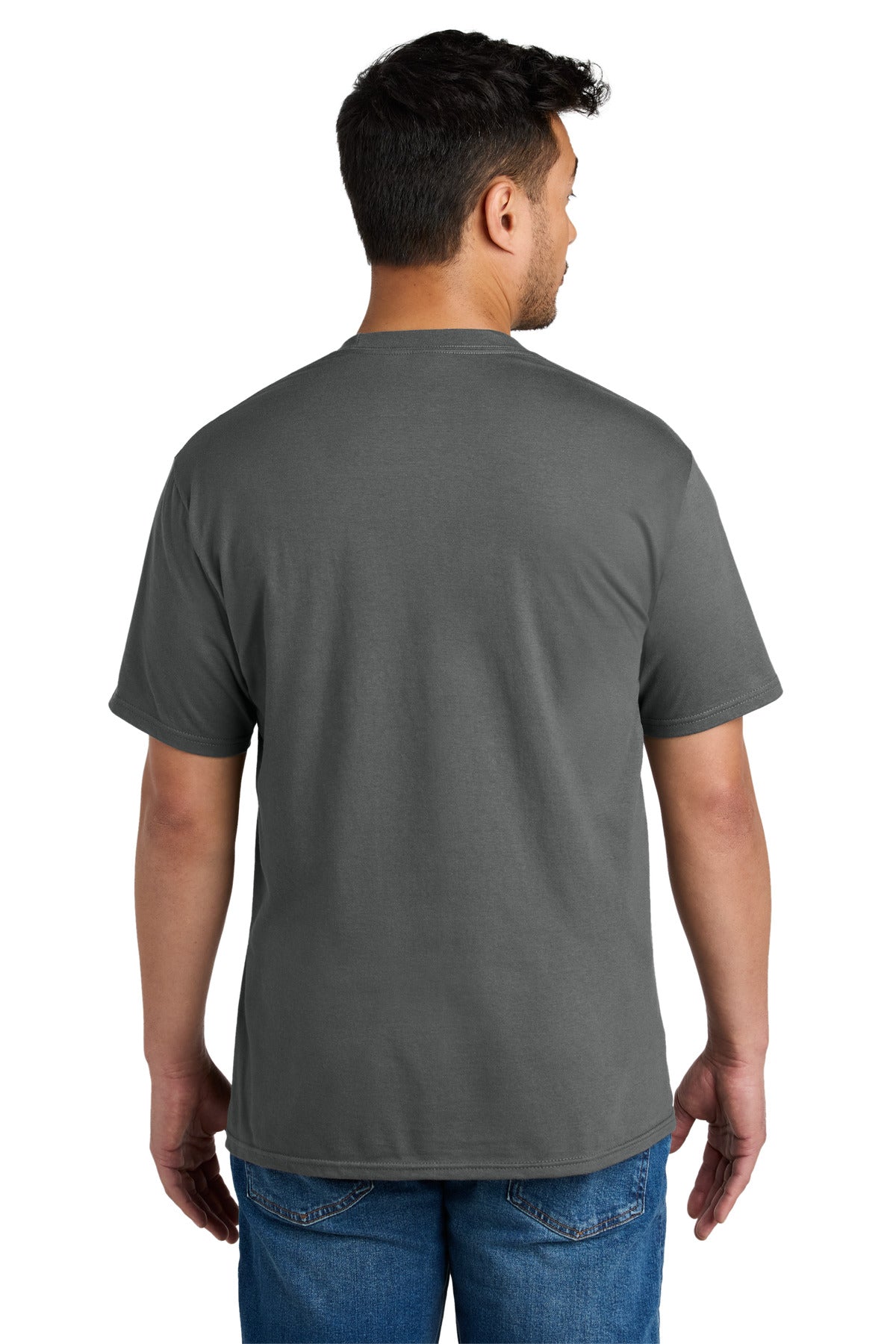 Charcoal Port & Co CVC Tee PC340