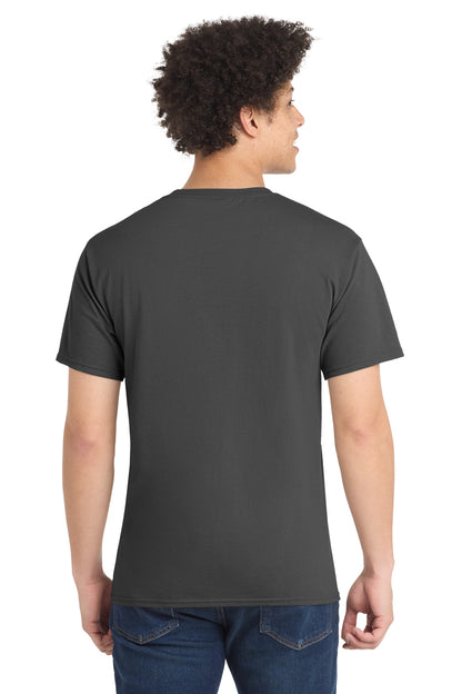 Charcoal Port & Co Tall Core Blend Tee. PC55T