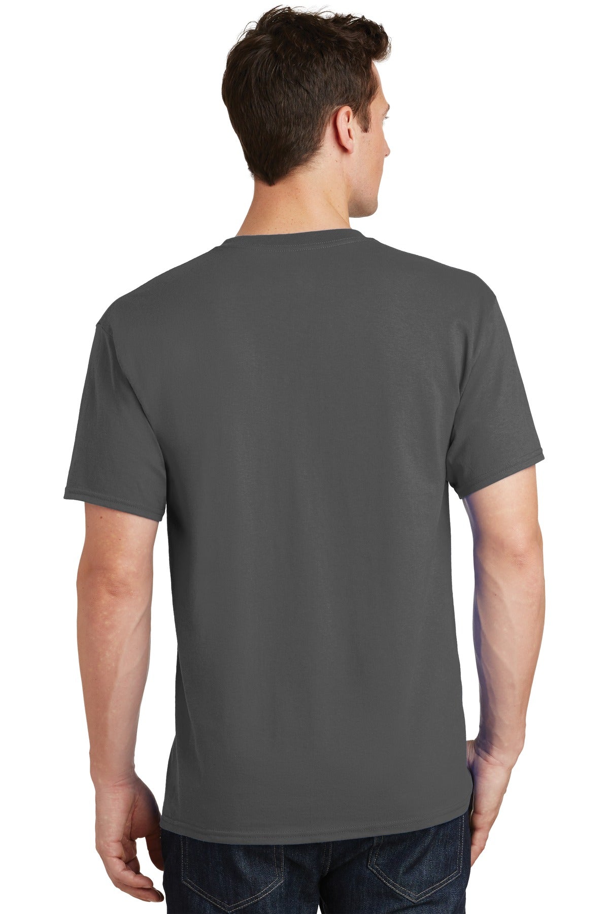 Charcoal Port & Co Tall Core Cotton Tee PC54T