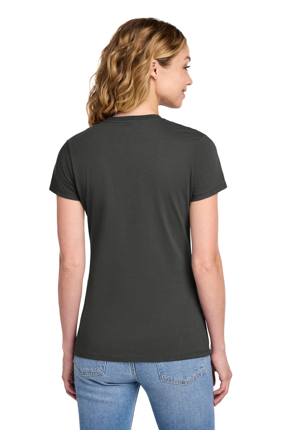 Charcoal Port & Co Women's Fan Favorite Tee. LPC450