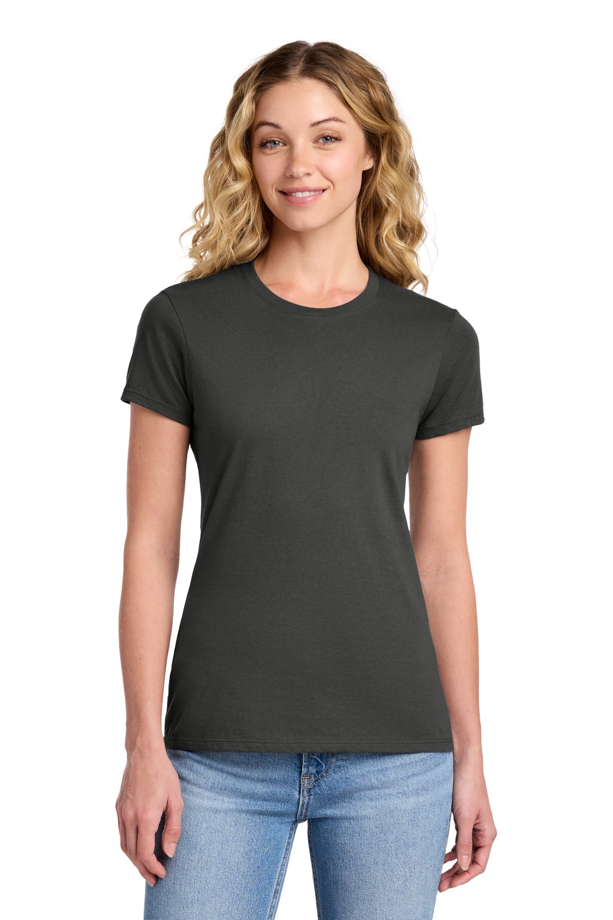 Charcoal Port & Co Women's Fan Favorite Tee. LPC450