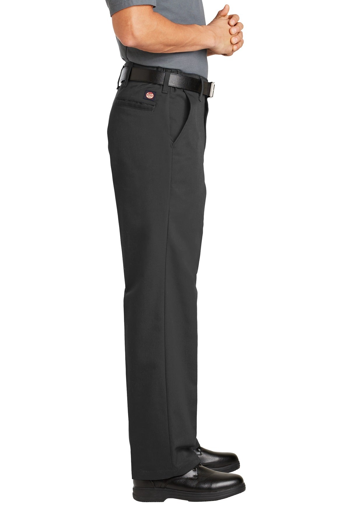 Charcoal Red Kap Elastic Insert Pant. PT60