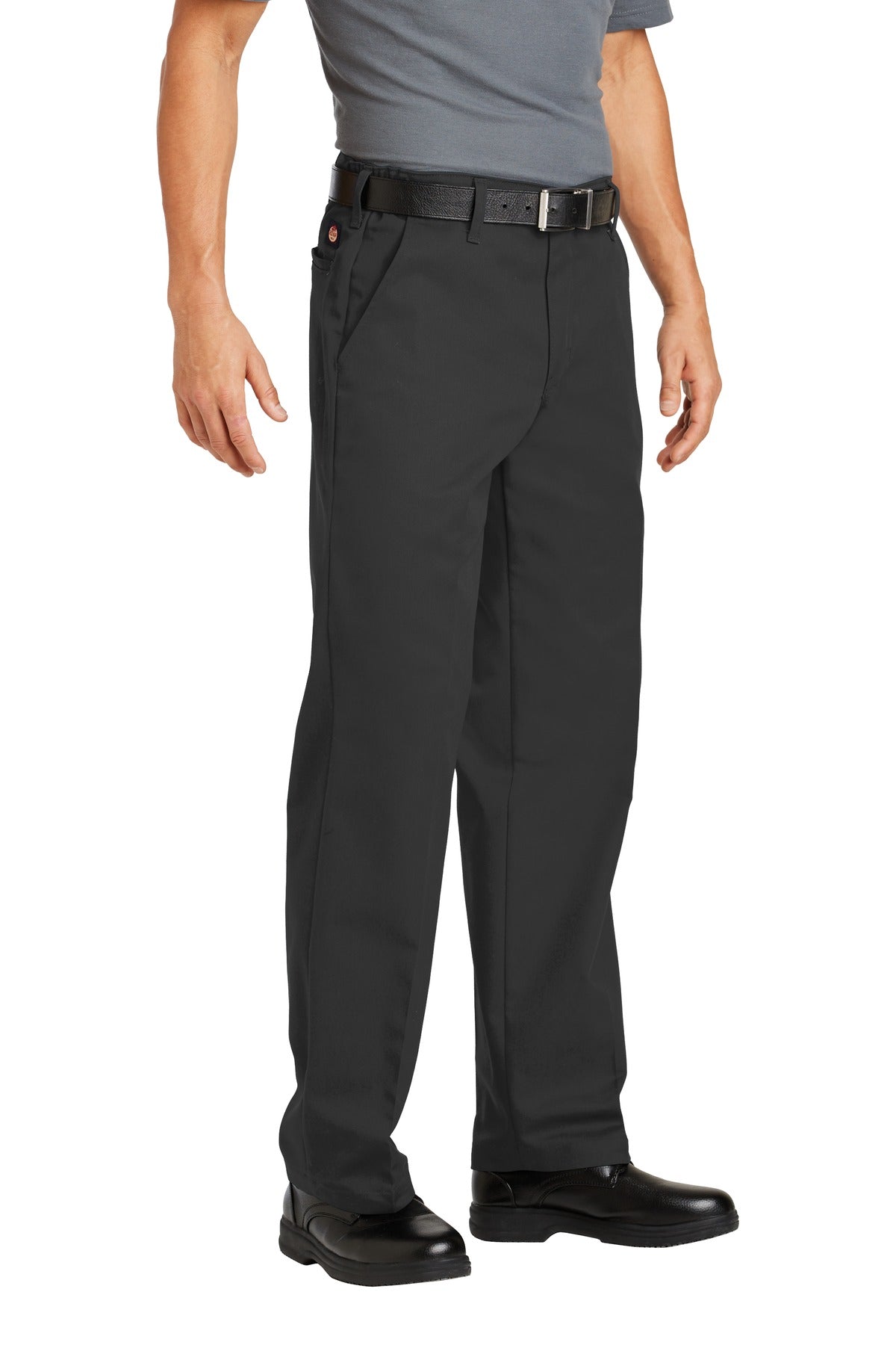 Charcoal Red Kap Elastic Insert Pant. PT60