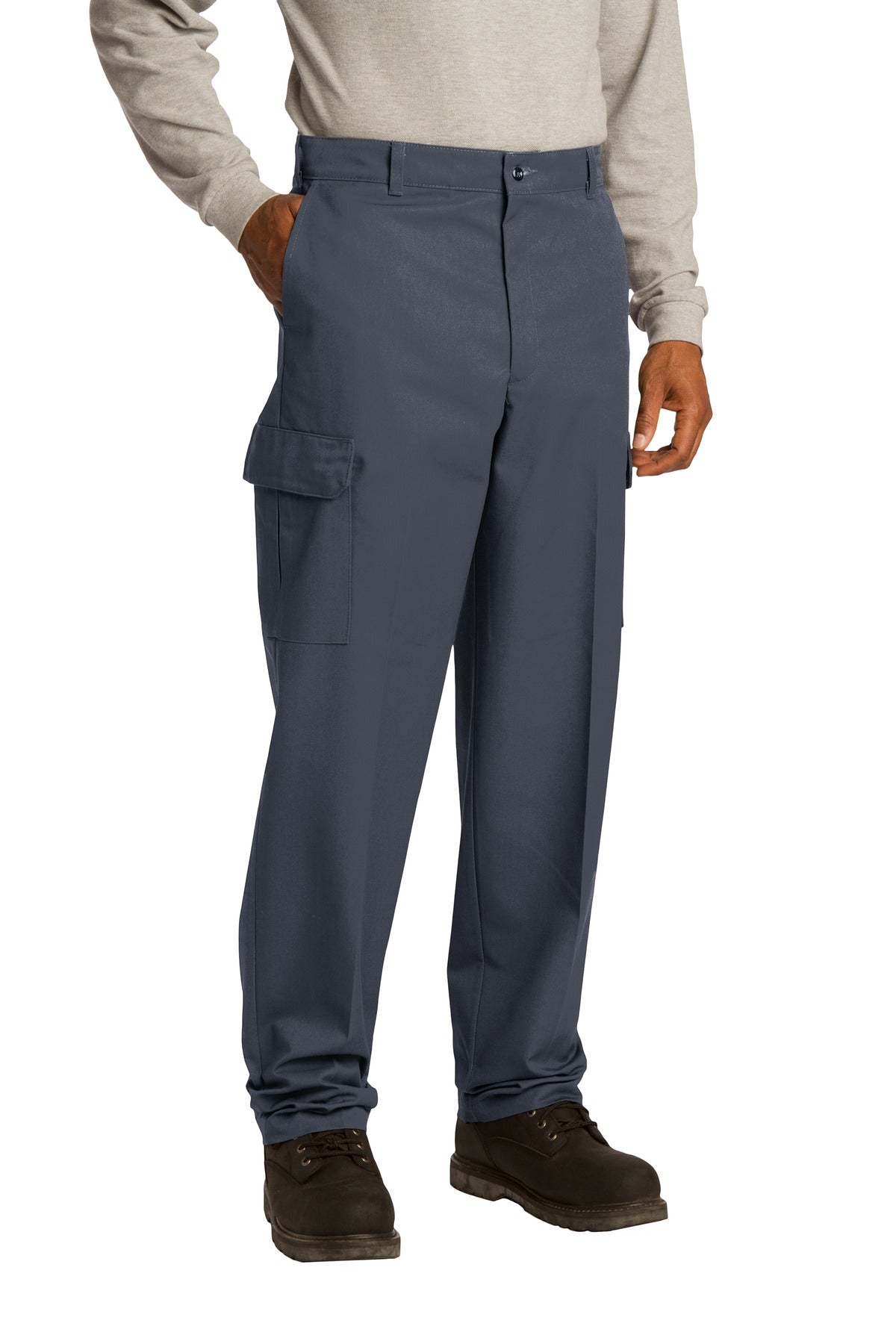 Charcoal Red Kap Industrial Cargo Pant. PT88