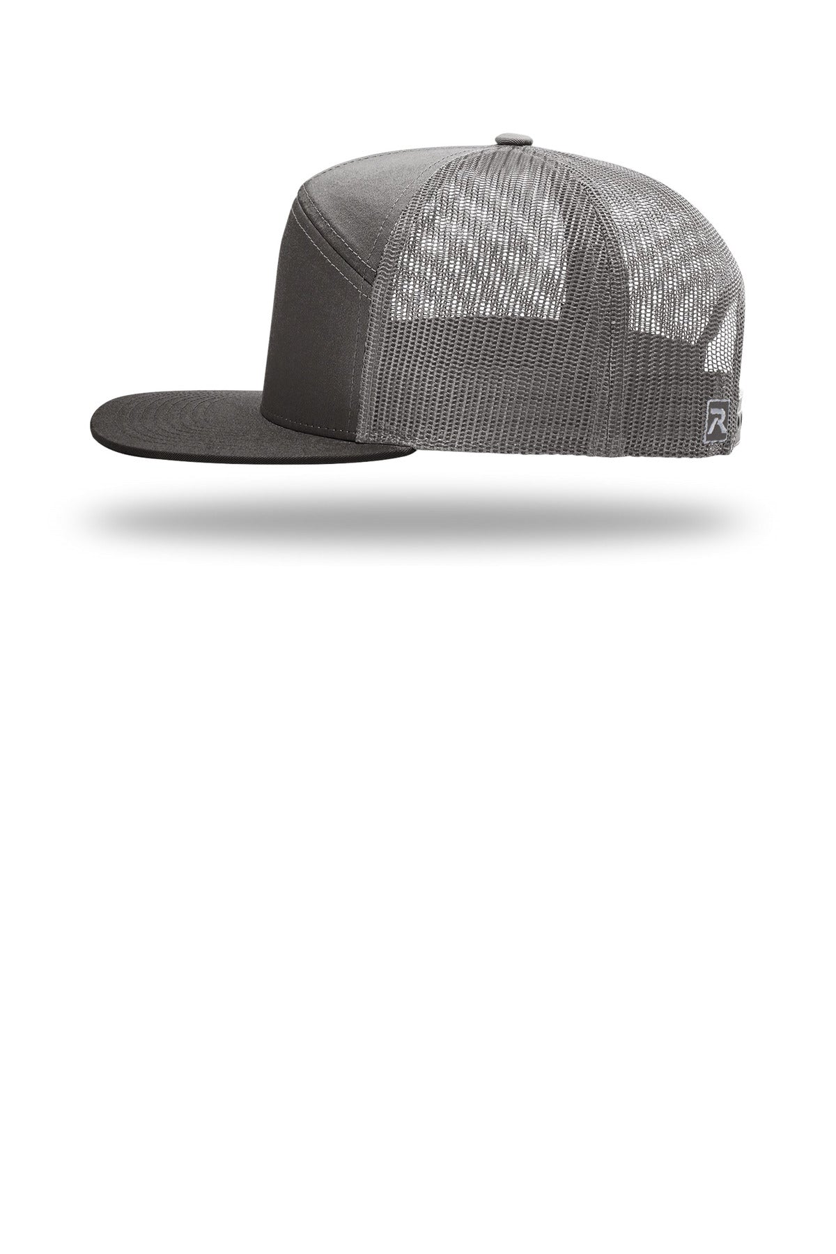 Charcoal Richardson 7-Panel Trucker 168