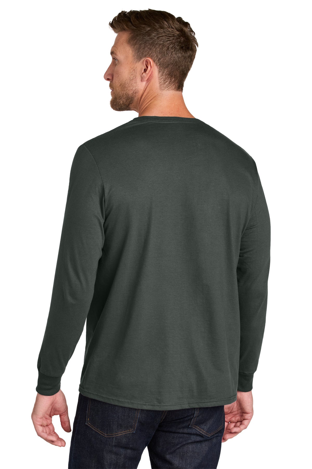 CharGrey Jerzees Ultimate Unisex Ring Spun Long Sleeve T-Shirt IC46L