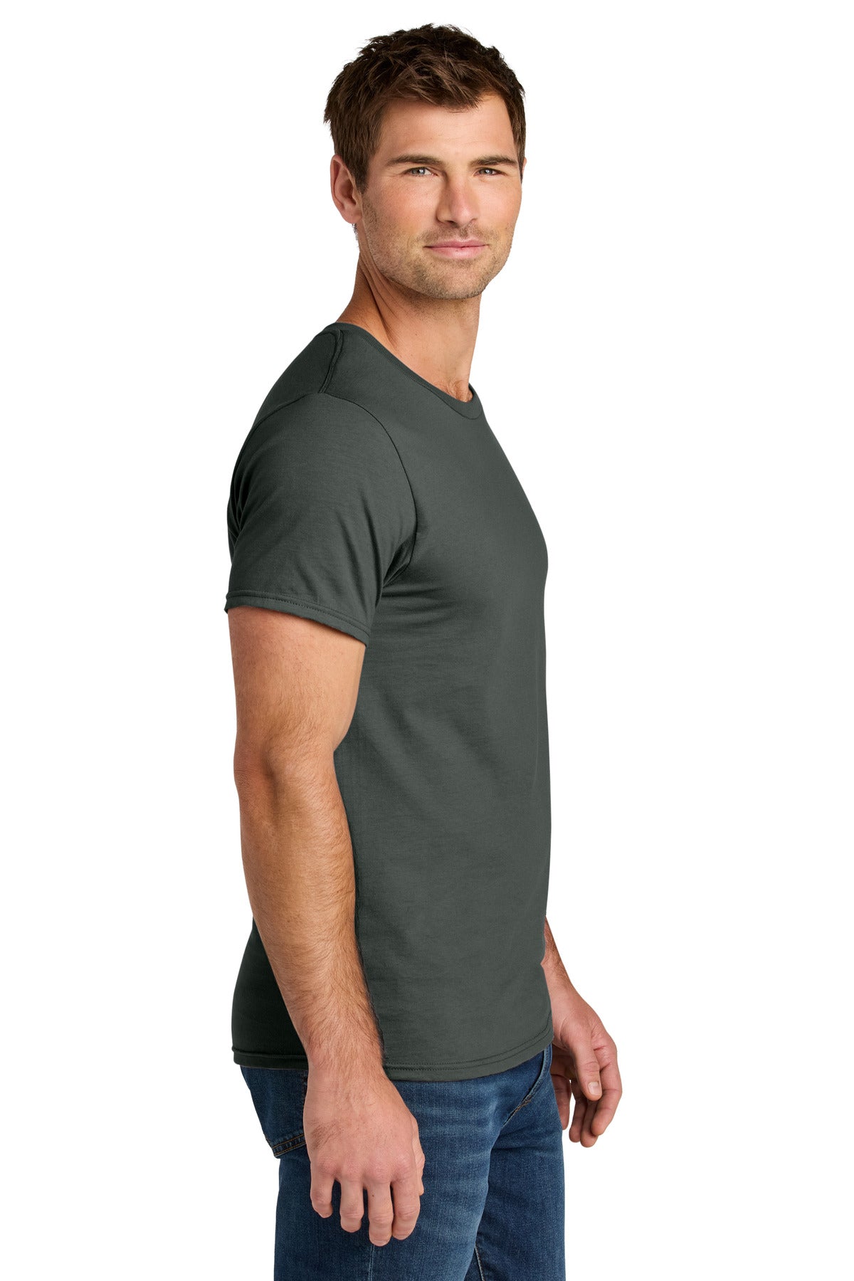 CharGrey Jerzees Ultimate Unisex Ring Spun T-Shirt IC46M