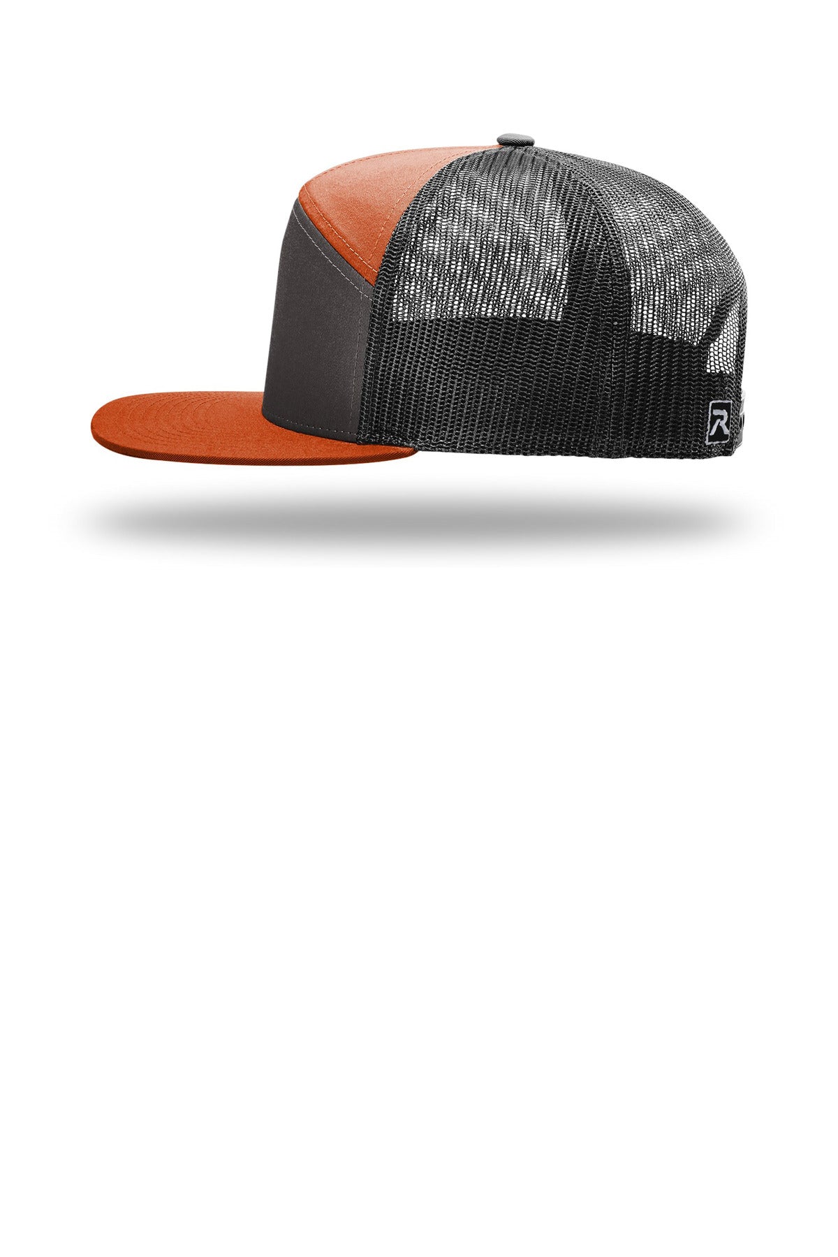 Ch/BuOr/Bk Richardson 7-Panel Trucker 168