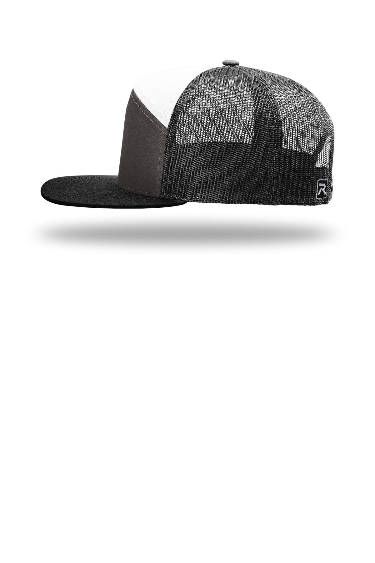 Chr/Blk/Wh Richardson 7-Panel Trucker 168