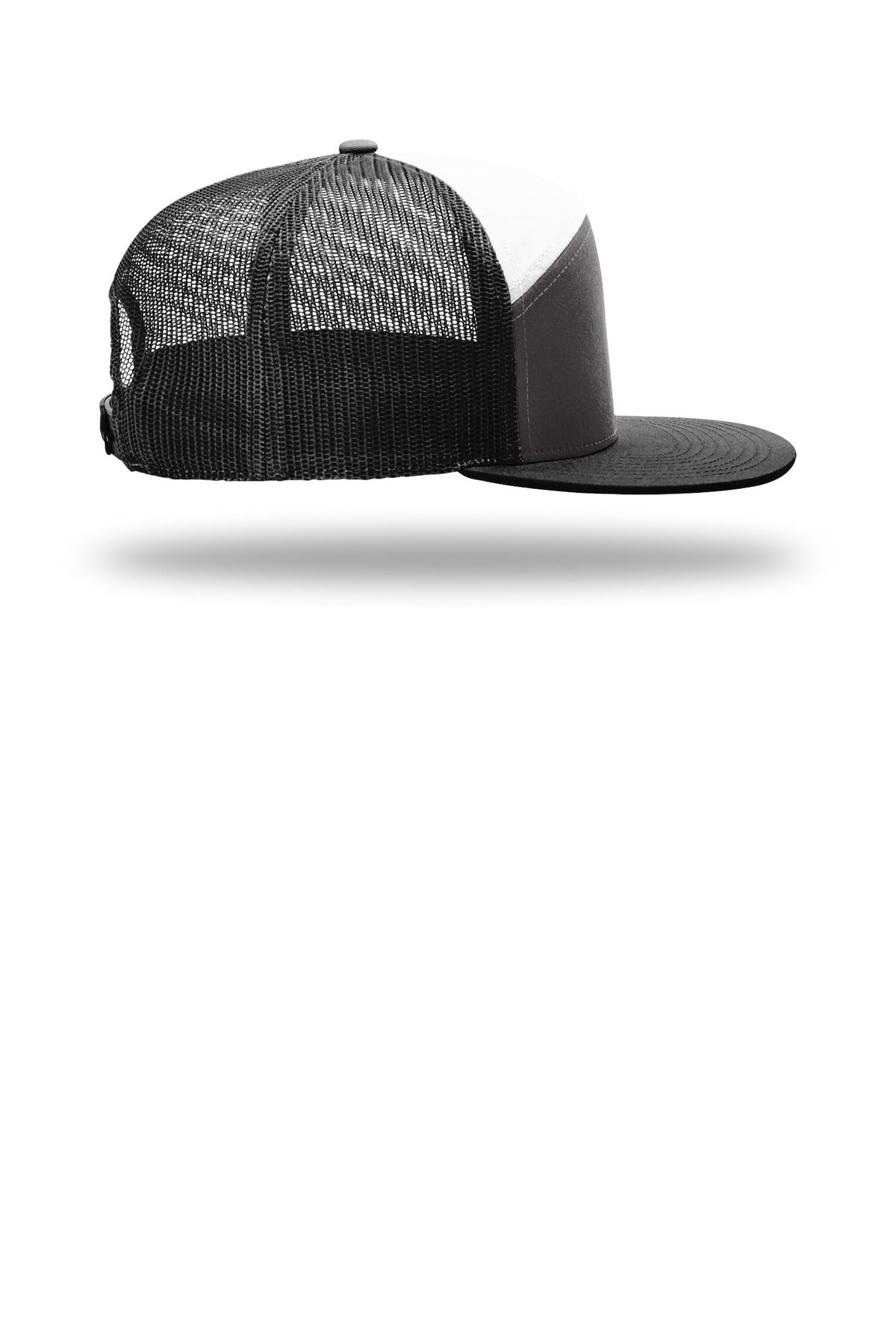 Chr/Blk/Wh Richardson 7-Panel Trucker 168