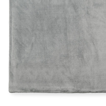 Circular Grey Mink Ever Soft Throw Blanket plain