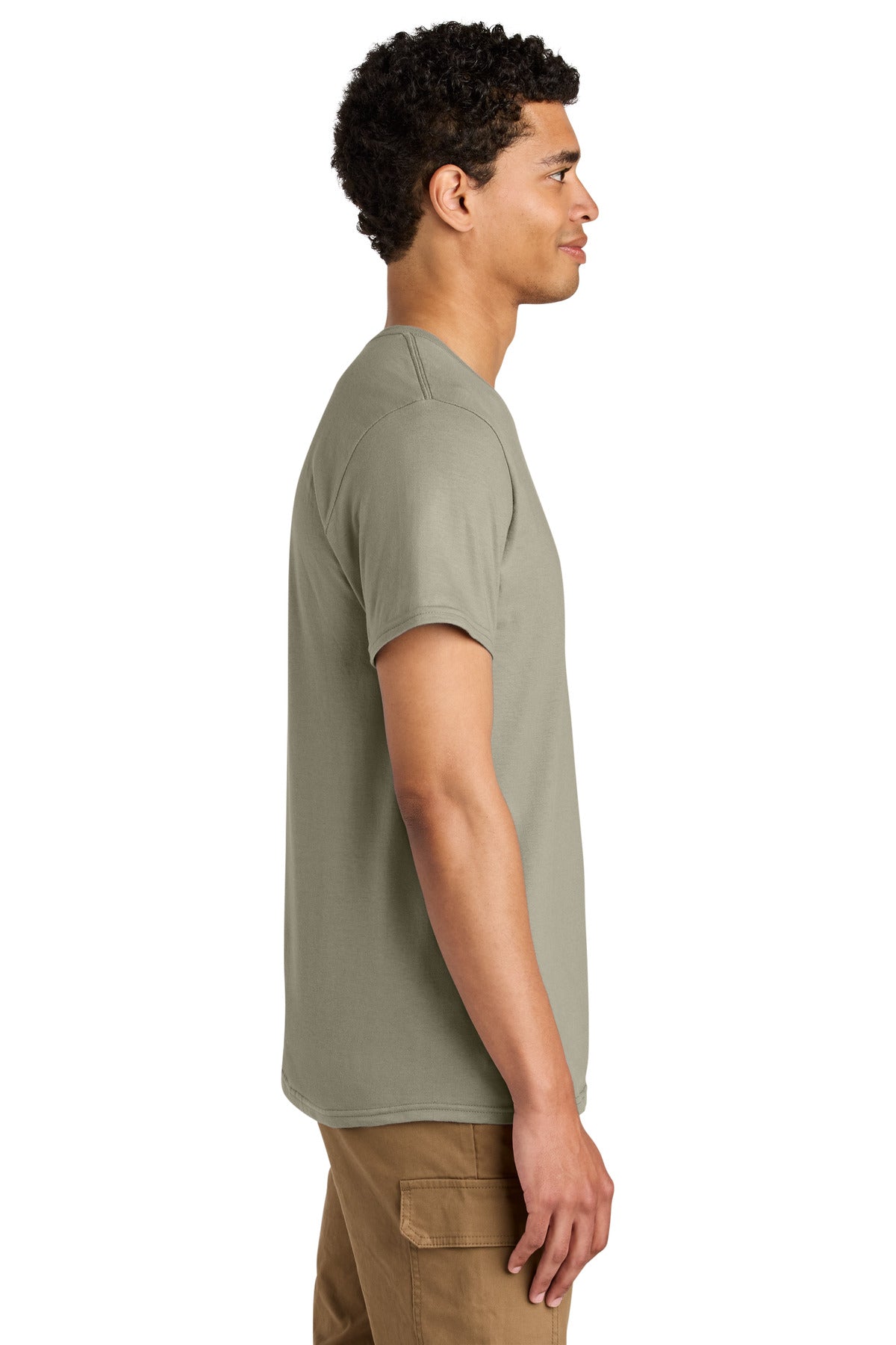 Clay Jerzees Unisex Premium Combed Ring Spun Cotton Tee 570M