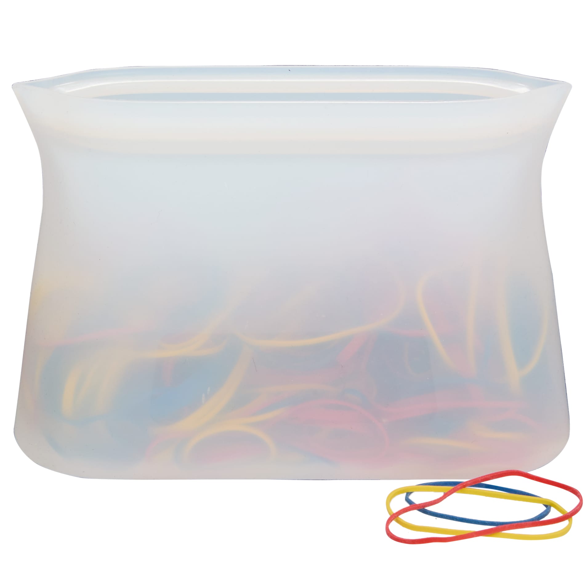Clear Zili Silicone Food Storage Bag 16oz plain