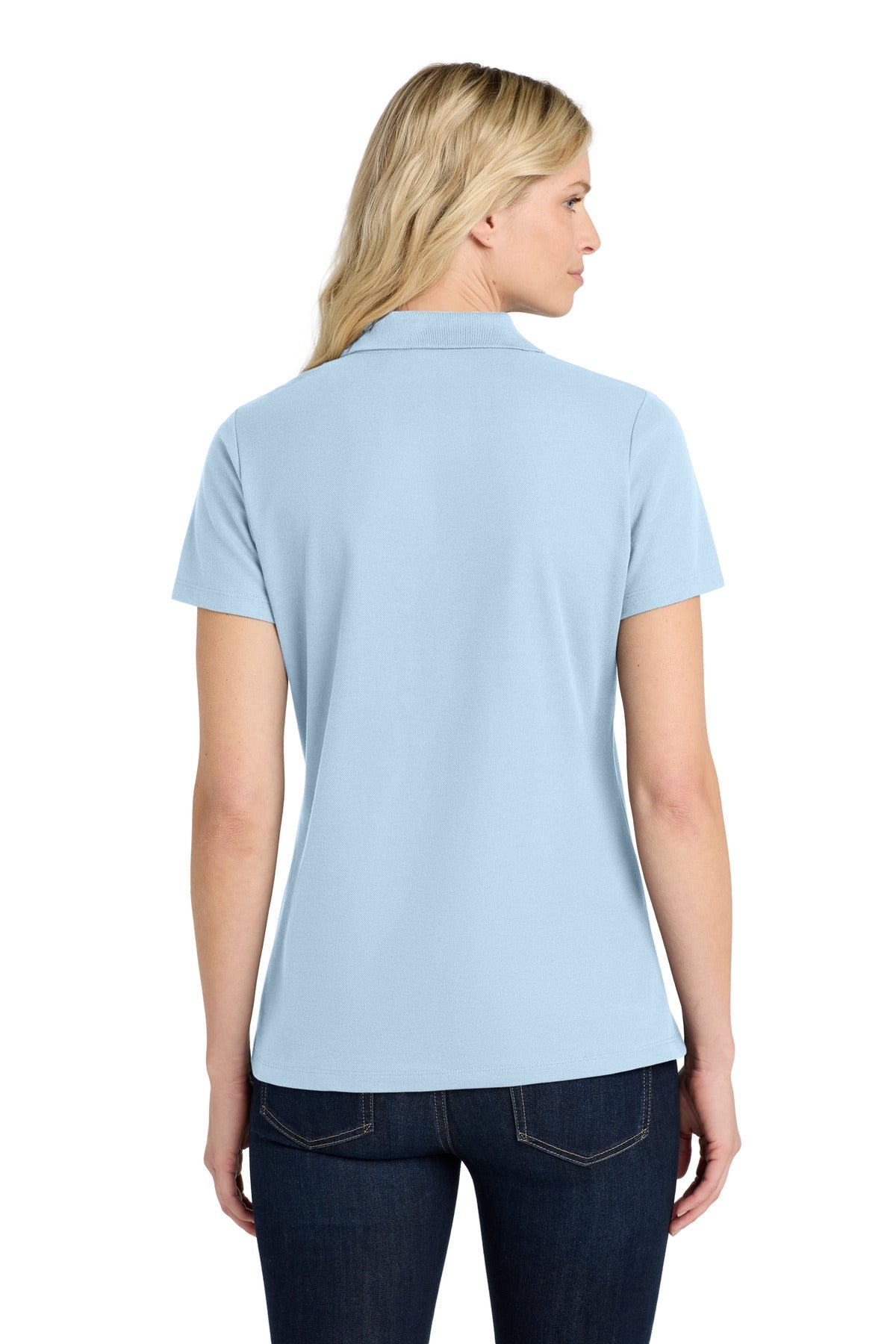 CloudBlue Port Authority Women's SuperPro React Polo. LK810