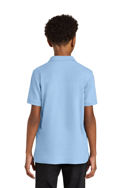 CloudBlue Port Authority Youth Wearever Signature Pique Polo Y200