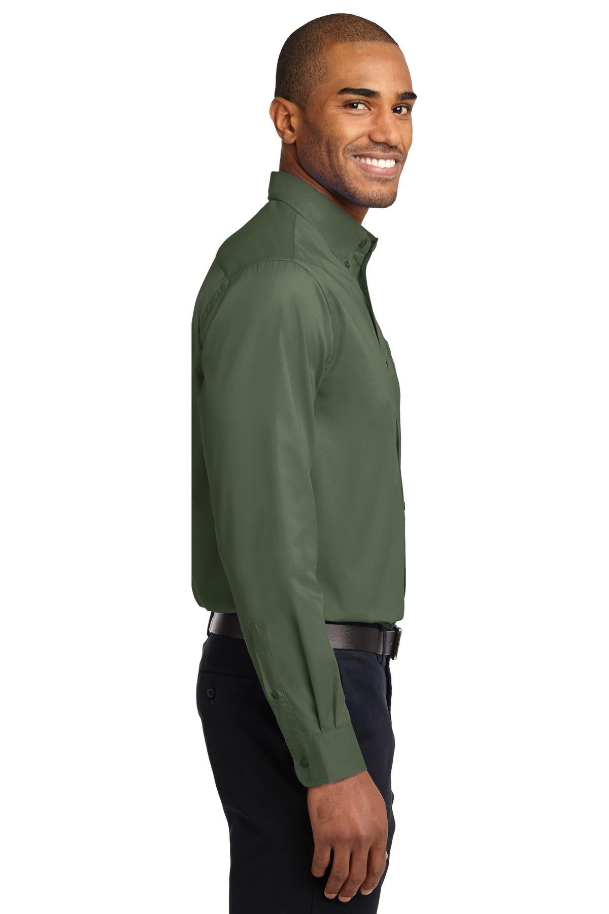 Clover Green Port Authority Long Sleeve Easy Care Shirt S608
