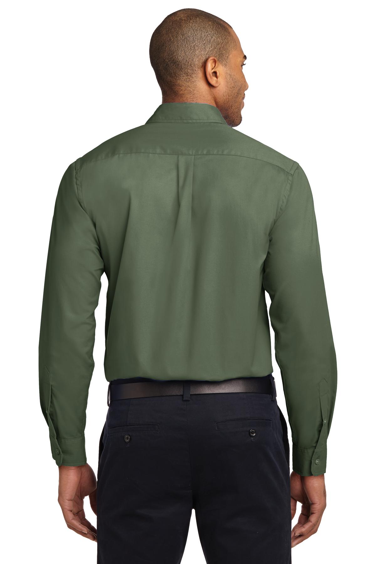 Clover Green Port Authority Long Sleeve Easy Care Shirt S608