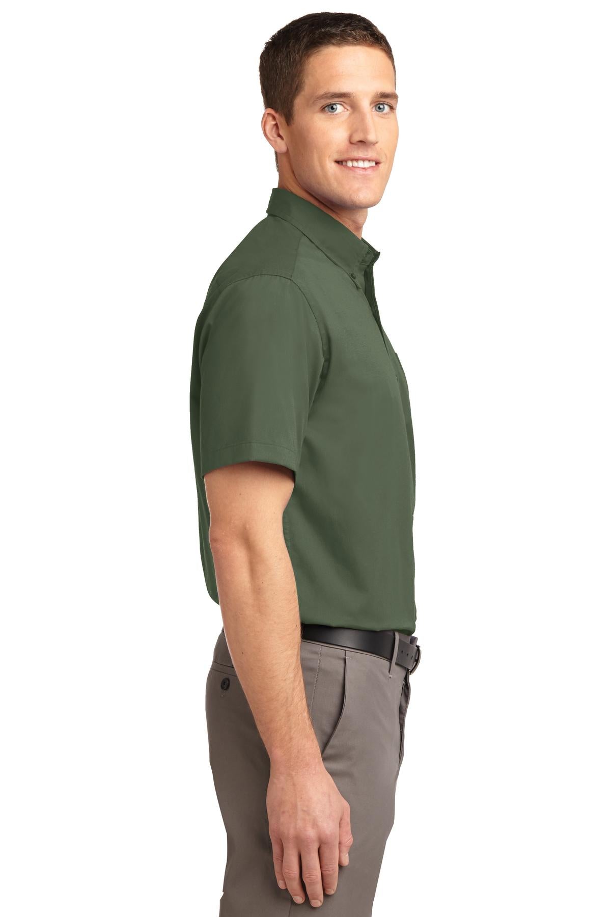 Clover Green Port Authority Short Sleeve Easy Care Shirt. S508