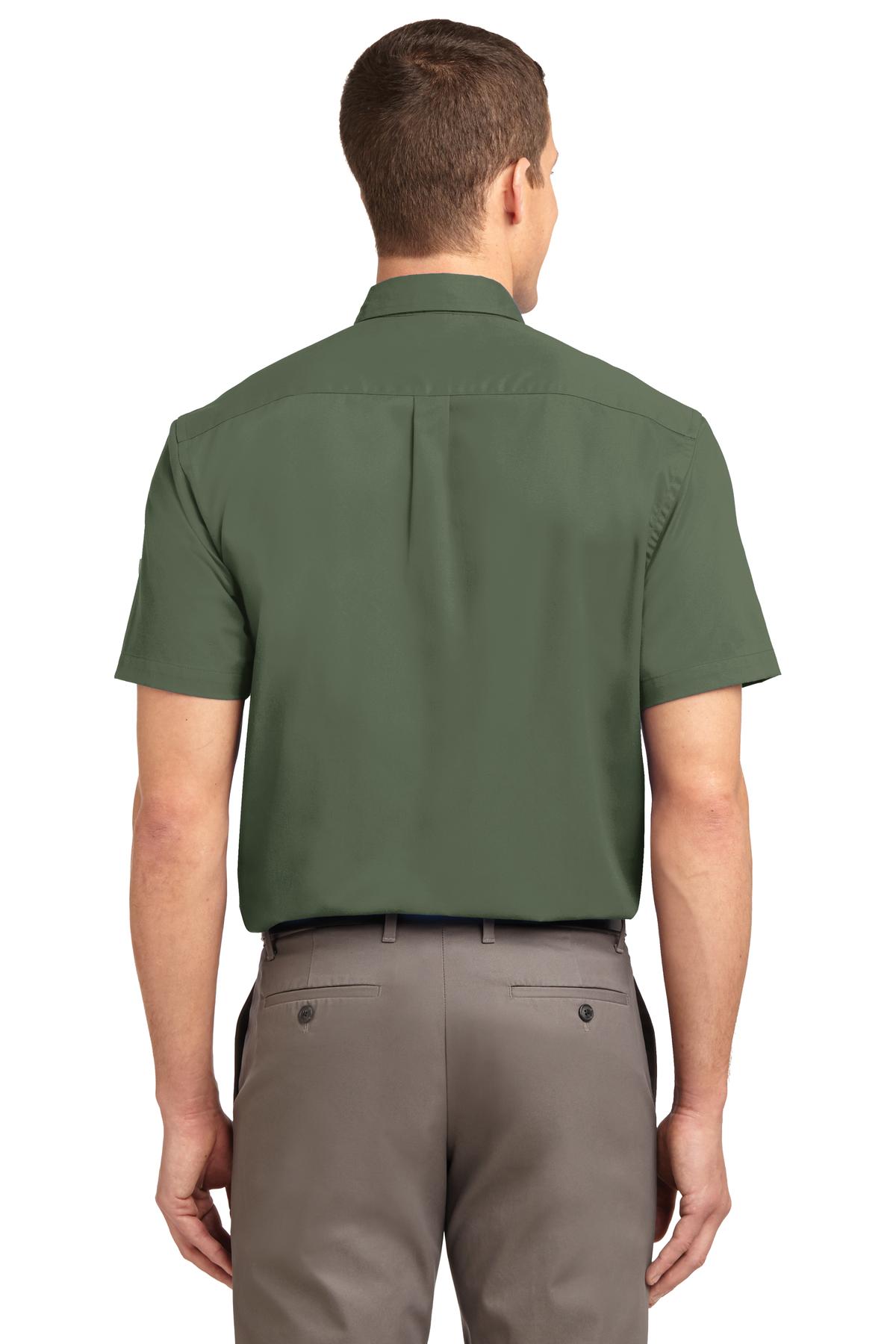 Clover Green Port Authority Short Sleeve Easy Care Shirt. S508