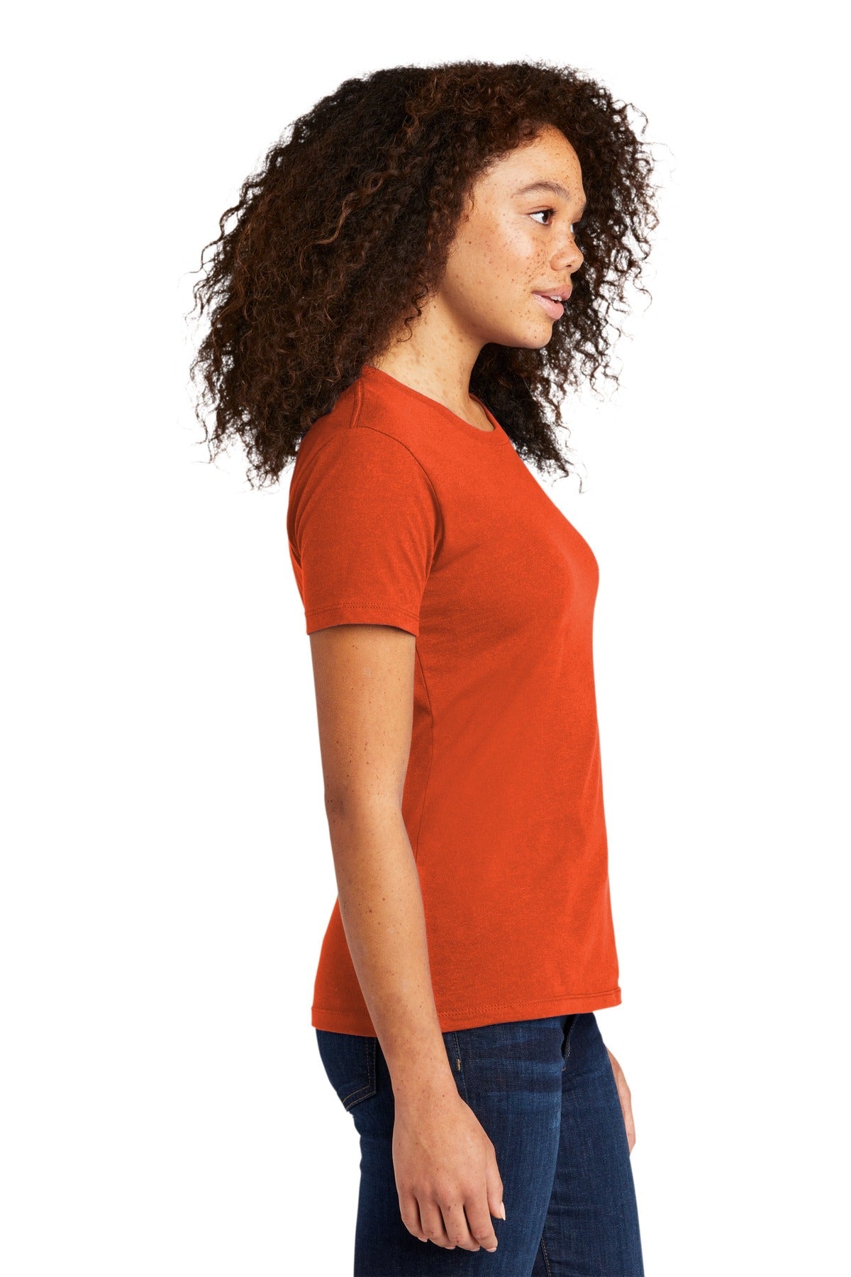 ClscOrange Next Level Apparel Women's Cotton Tee. NL3900