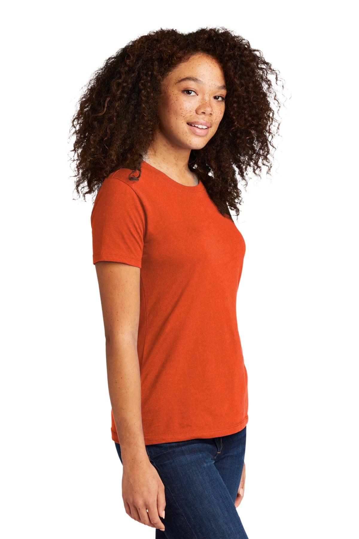 ClscOrange Next Level Apparel Women's Cotton Tee. NL3900