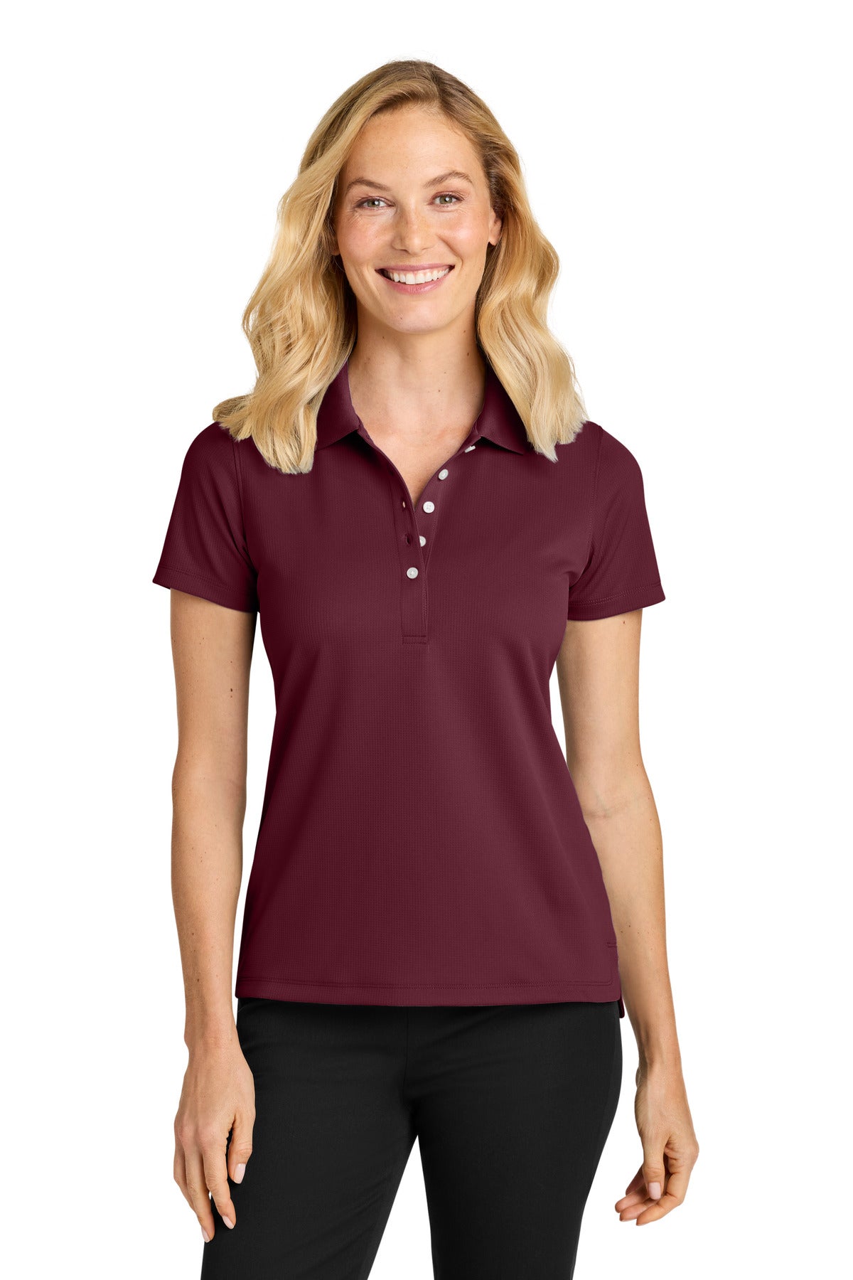 ClubBurg Port Authority Women's Dry Zone Stain-Release Grid Polo LK845