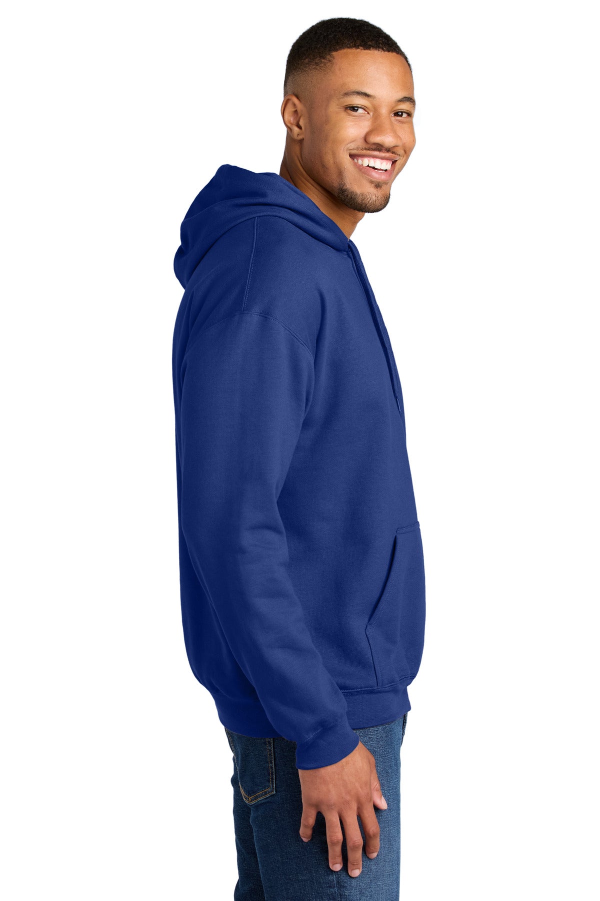 Cobalt Gildan Softstyle Midweight Pullover Hooded Sweatshirt SF500