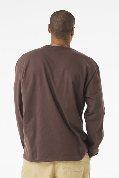 Cocoa BELLA+CANVAS Unisex 7.5-Ounce Heavyweight Long Sleeve Tee BC4651