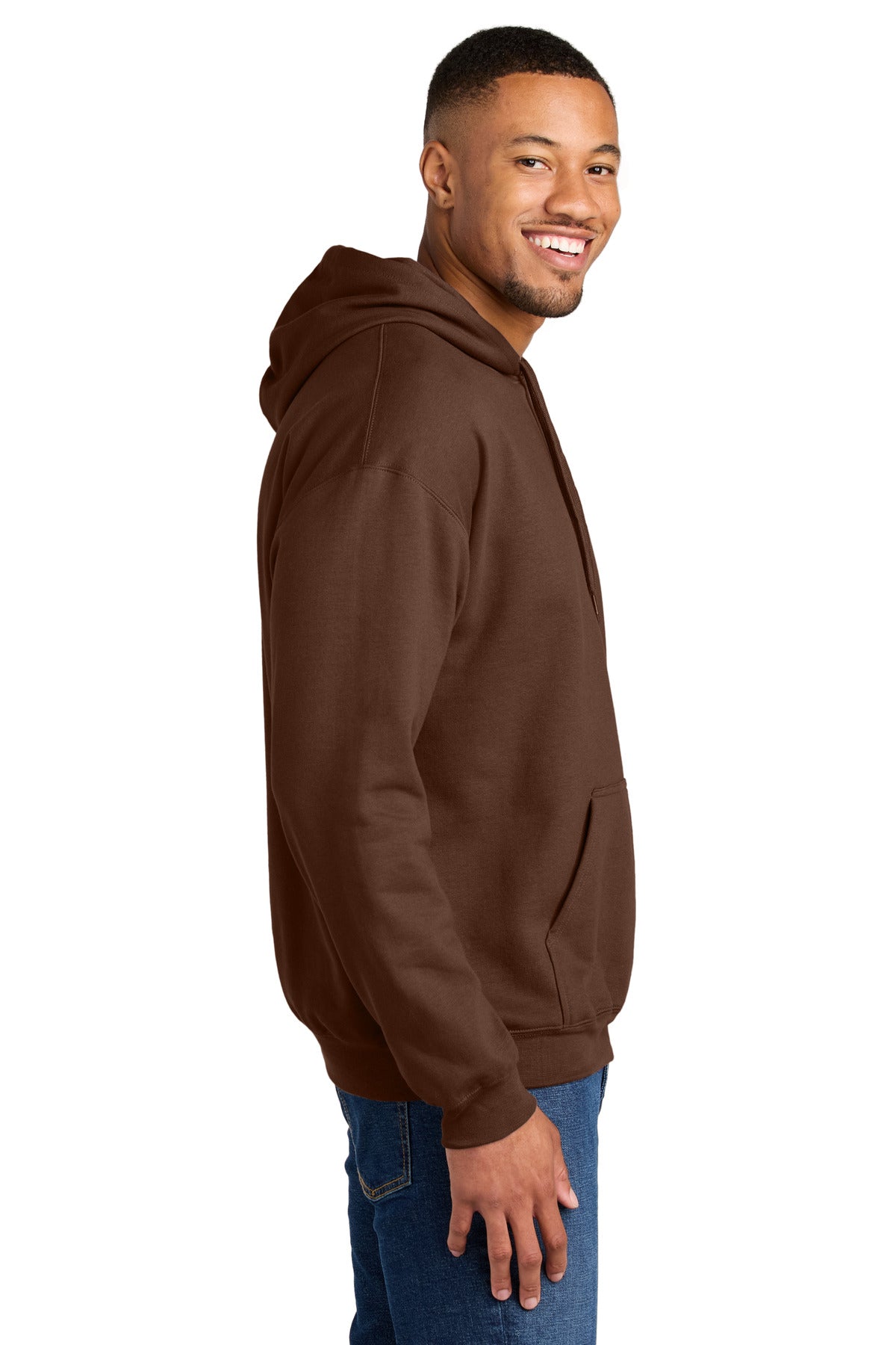 Cocoa Gildan Softstyle Midweight Pullover Hooded Sweatshirt SF500