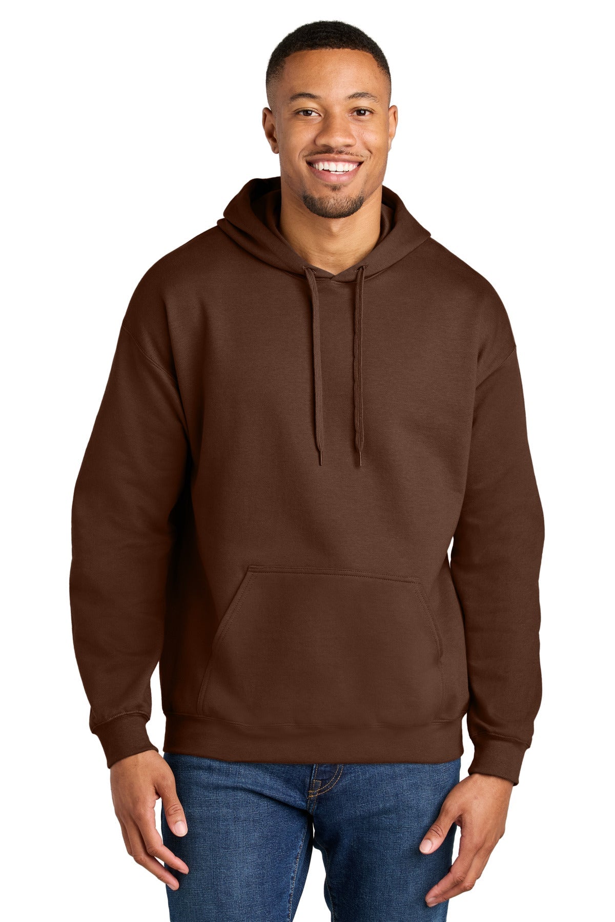 Cocoa Gildan Softstyle Midweight Pullover Hooded Sweatshirt SF500