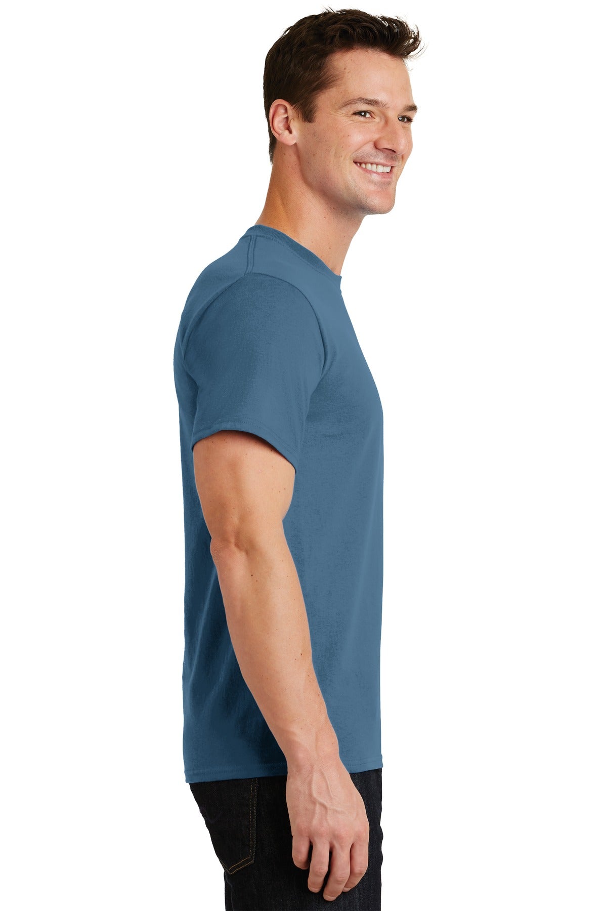 Colonial Blue Port & Co Essential Tee. PC61
