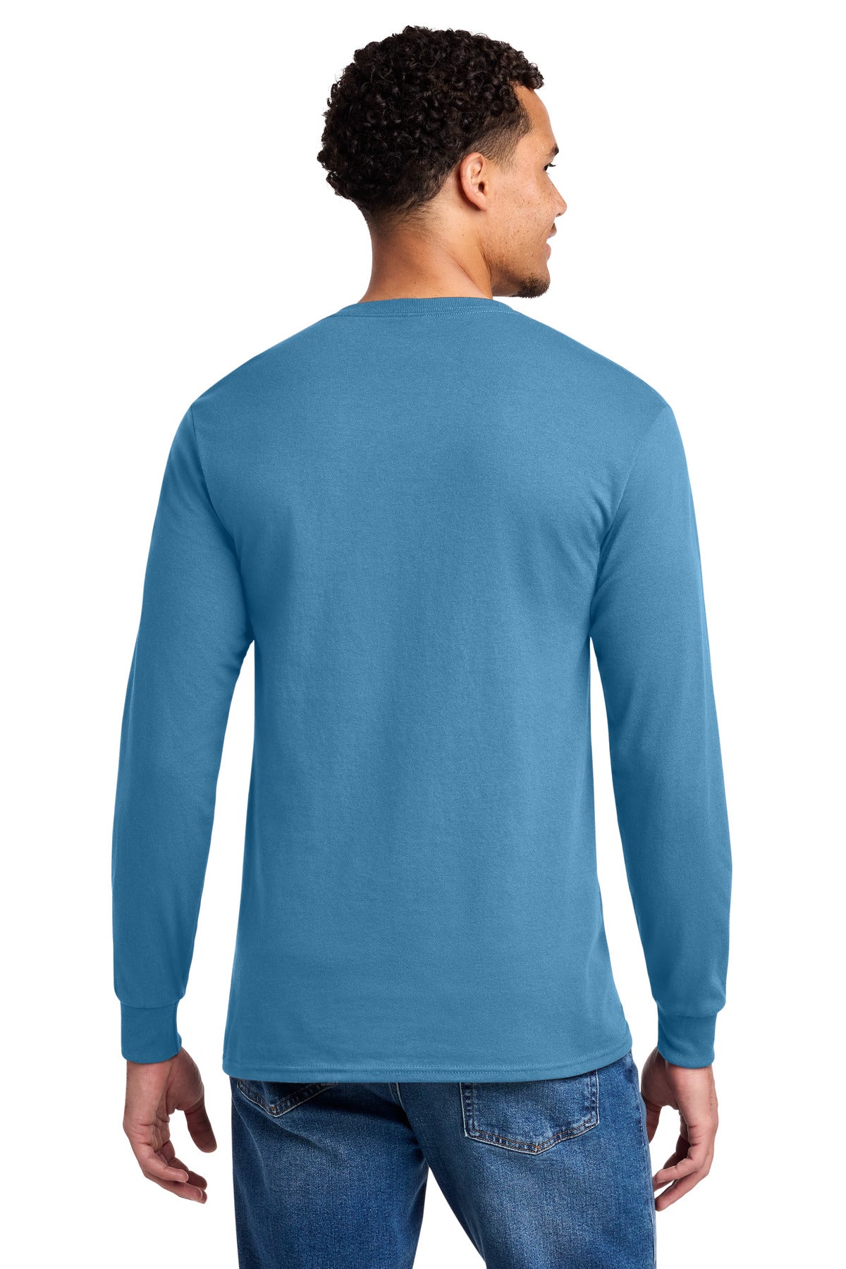 ColumbiaBl Jerzees - Dri-Power 50/50 Cotton/Poly Long Sleeve T-Shirt. 29LS