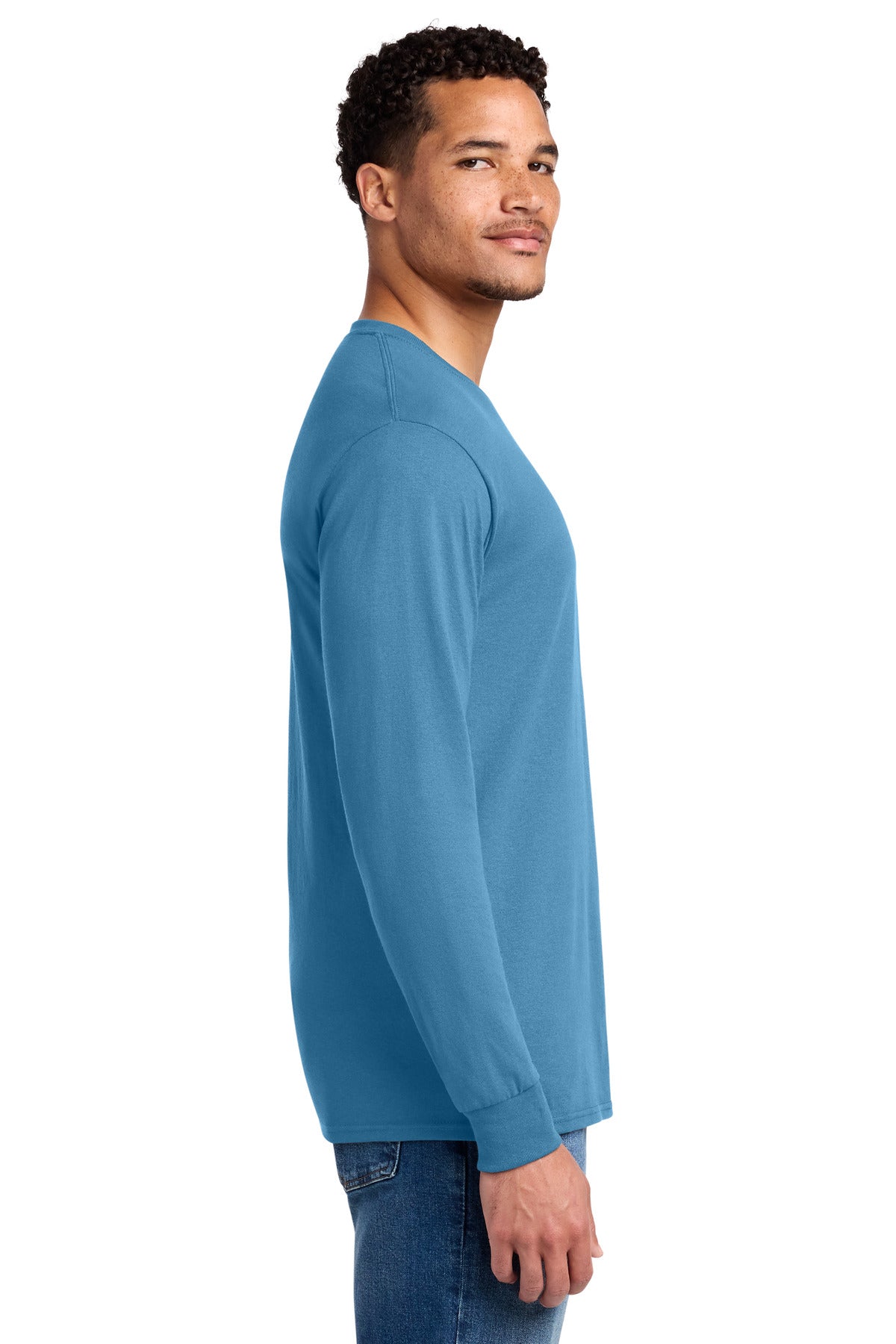 ColumbiaBl Jerzees - Dri-Power 50/50 Cotton/Poly Long Sleeve T-Shirt. 29LS