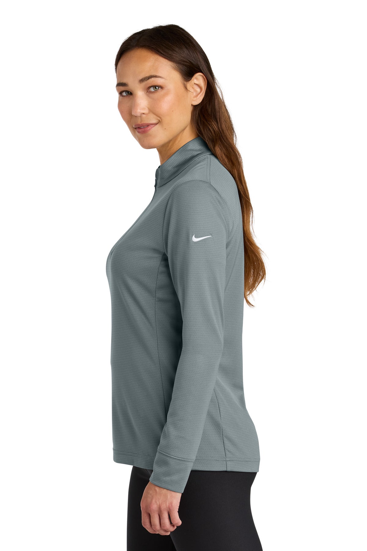 CoolGrey Nike Women's Essential 1/2-Zip Cover-Up NKHM7969