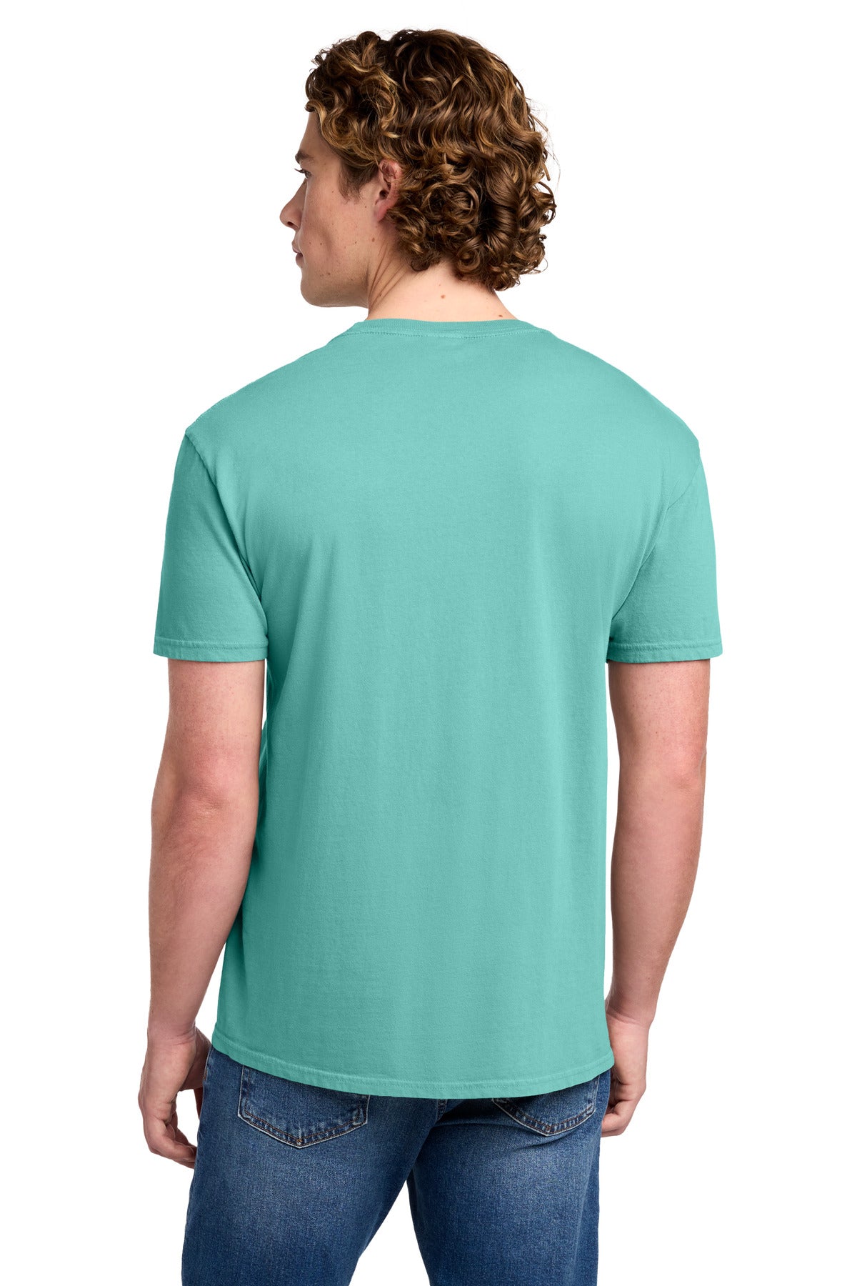 CoolMint Port & Co Beach Wash Garment-Dyed Tee. PC099