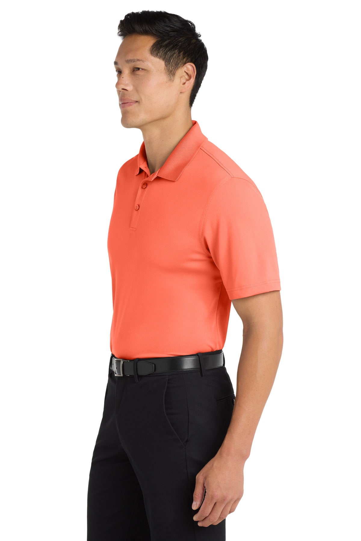 Coral Splash Port Authority Dry Zone UV Micro-Mesh Polo. K110