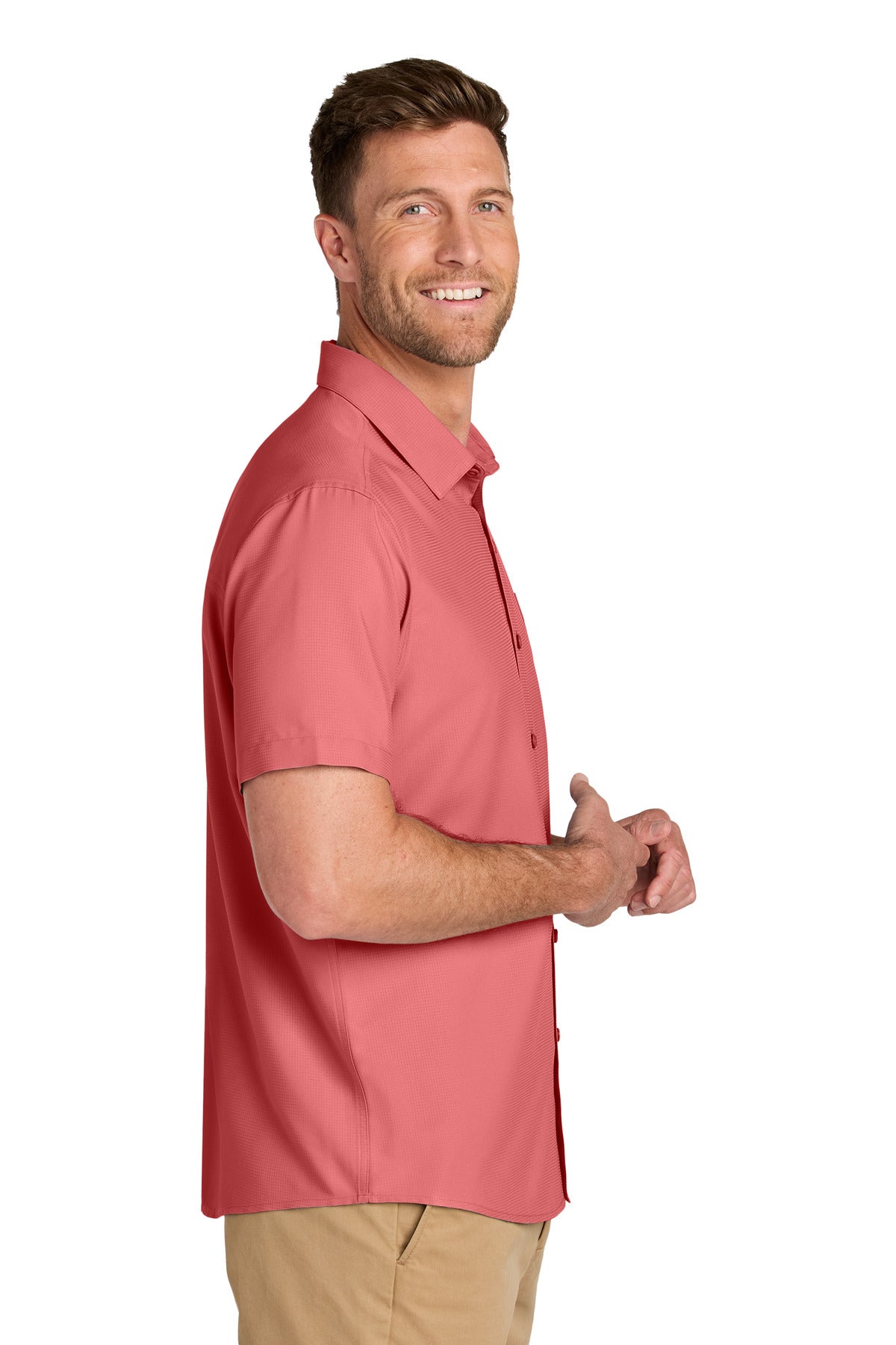 CoralReef Port Authority Short Sleeve UV Dockside Shirt W963