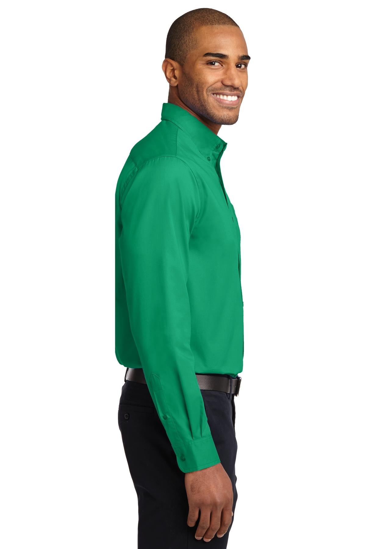 Court Green Port Authority Long Sleeve Easy Care Shirt S608