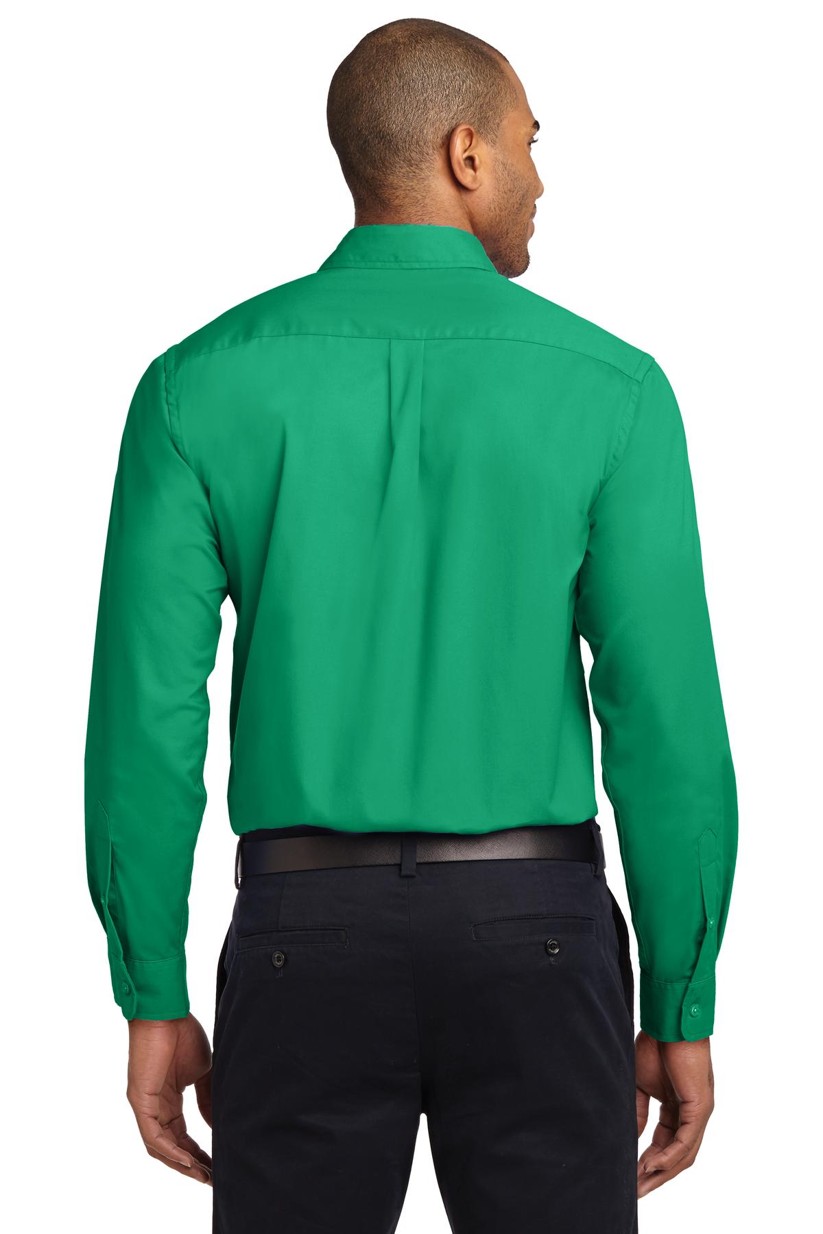 Court Green Port Authority Long Sleeve Easy Care Shirt S608