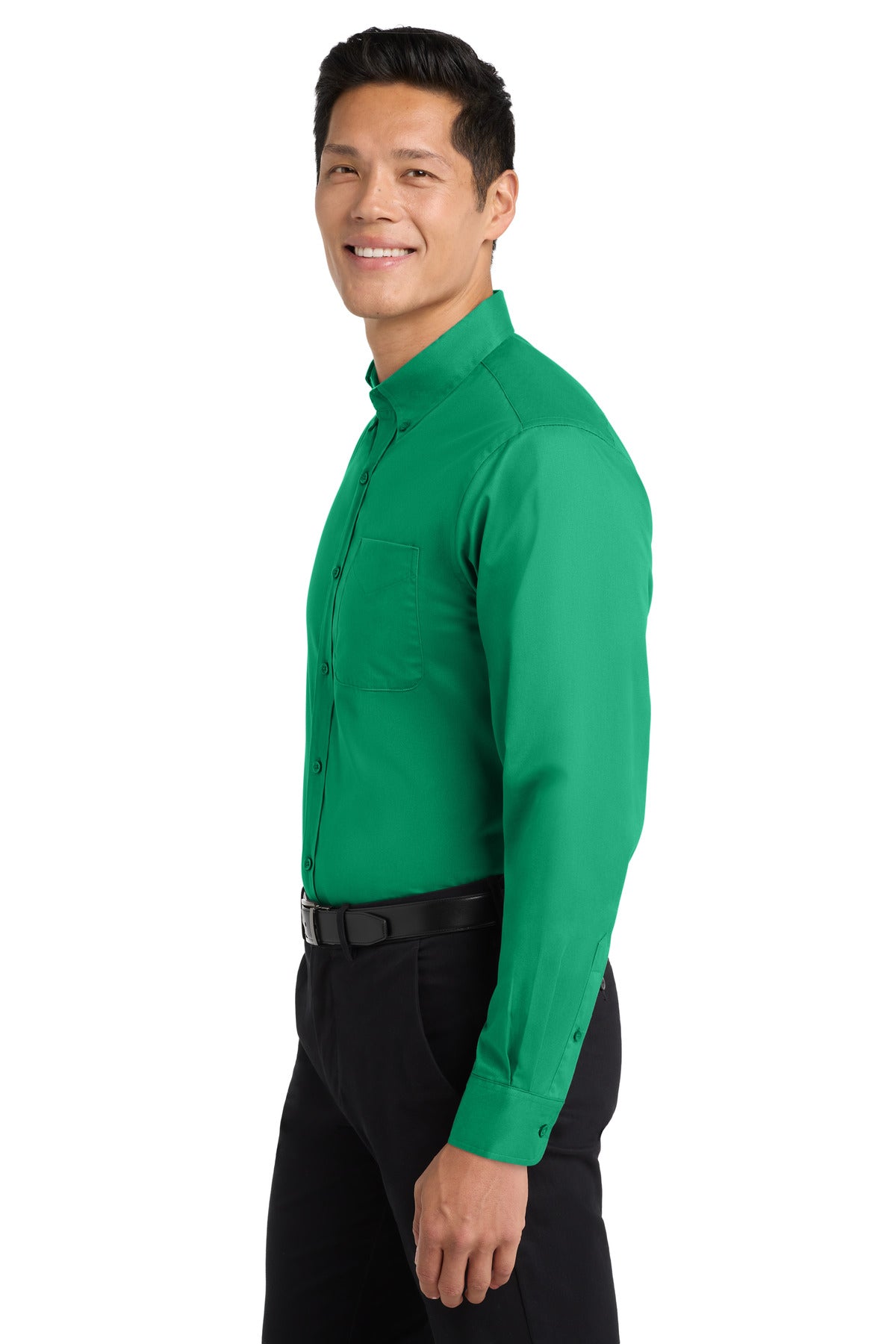 Court Green Port Authority Long Sleeve Easy Care Shirt S608