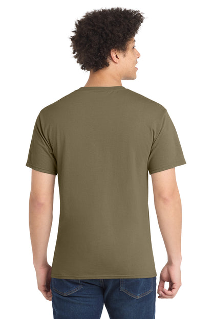 CoyoteBrn Port & Co Core Blend Tee. PC55