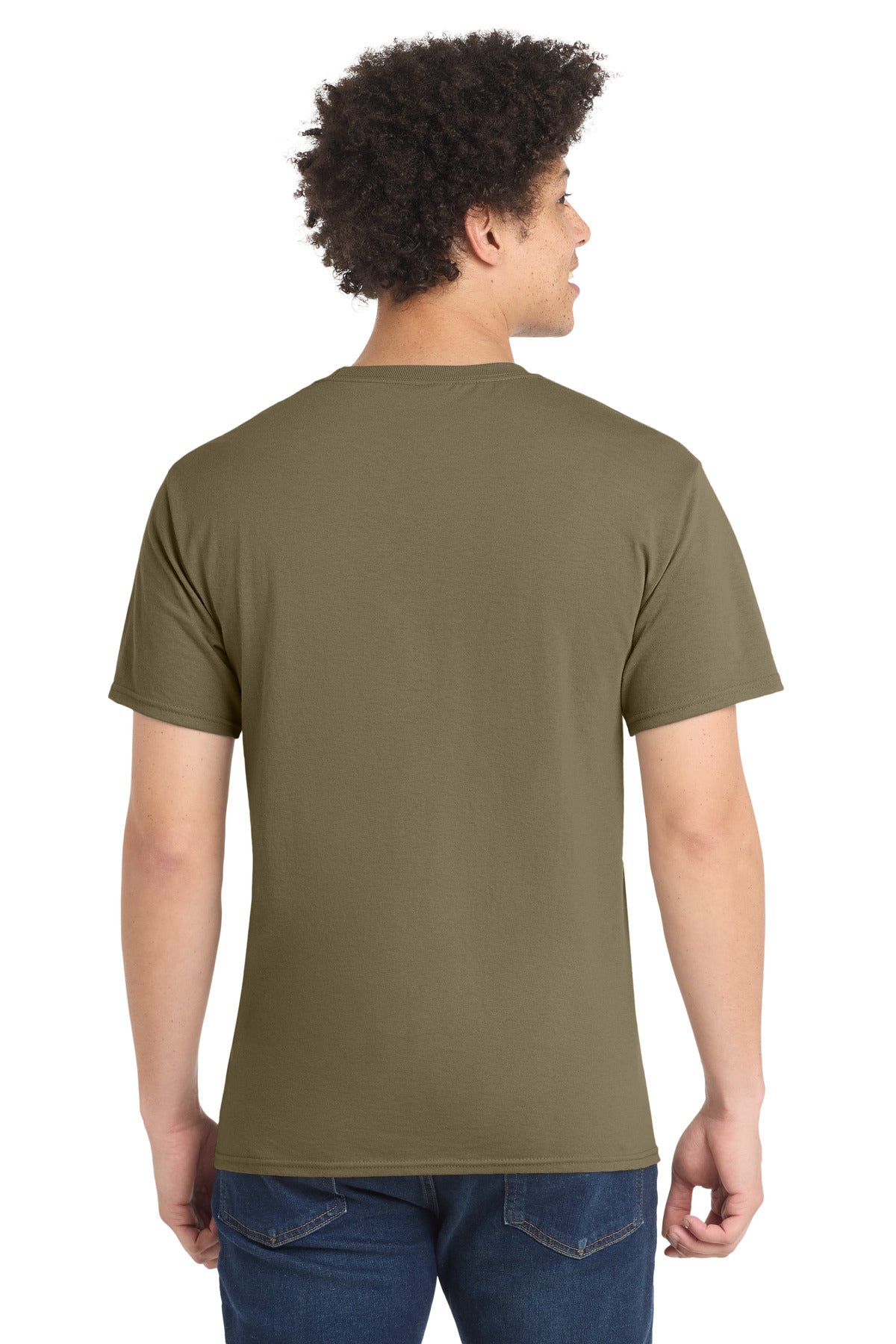 CoyoteBrn Port & Co Core Blend Tee. PC55