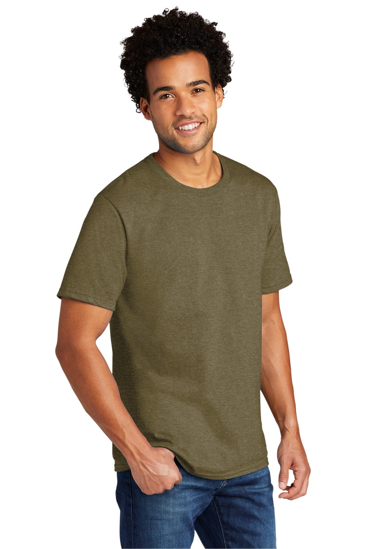 CoyteBrnHr Port & Co Tri-Blend Tee. PC330