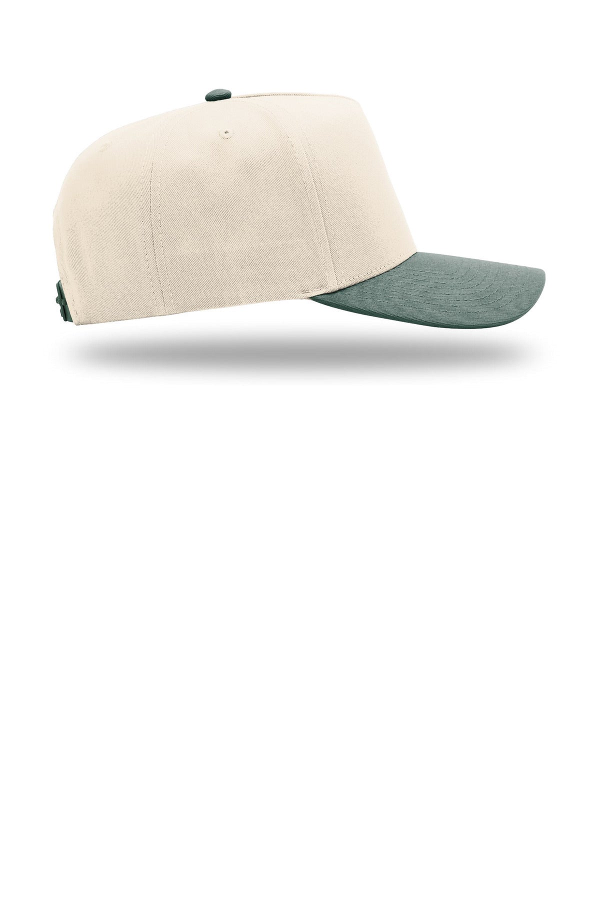 Cr/Cr/DkGn Richardson Full Fabric 5-Panel Champ 323FPC