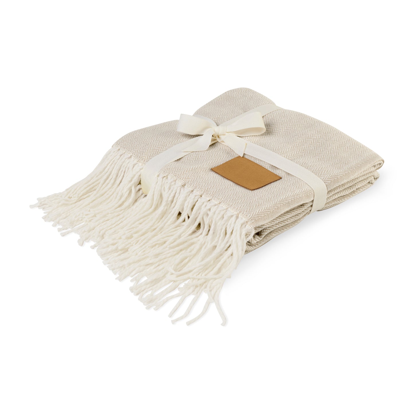 Cream Everlasting Throw Blanket plain