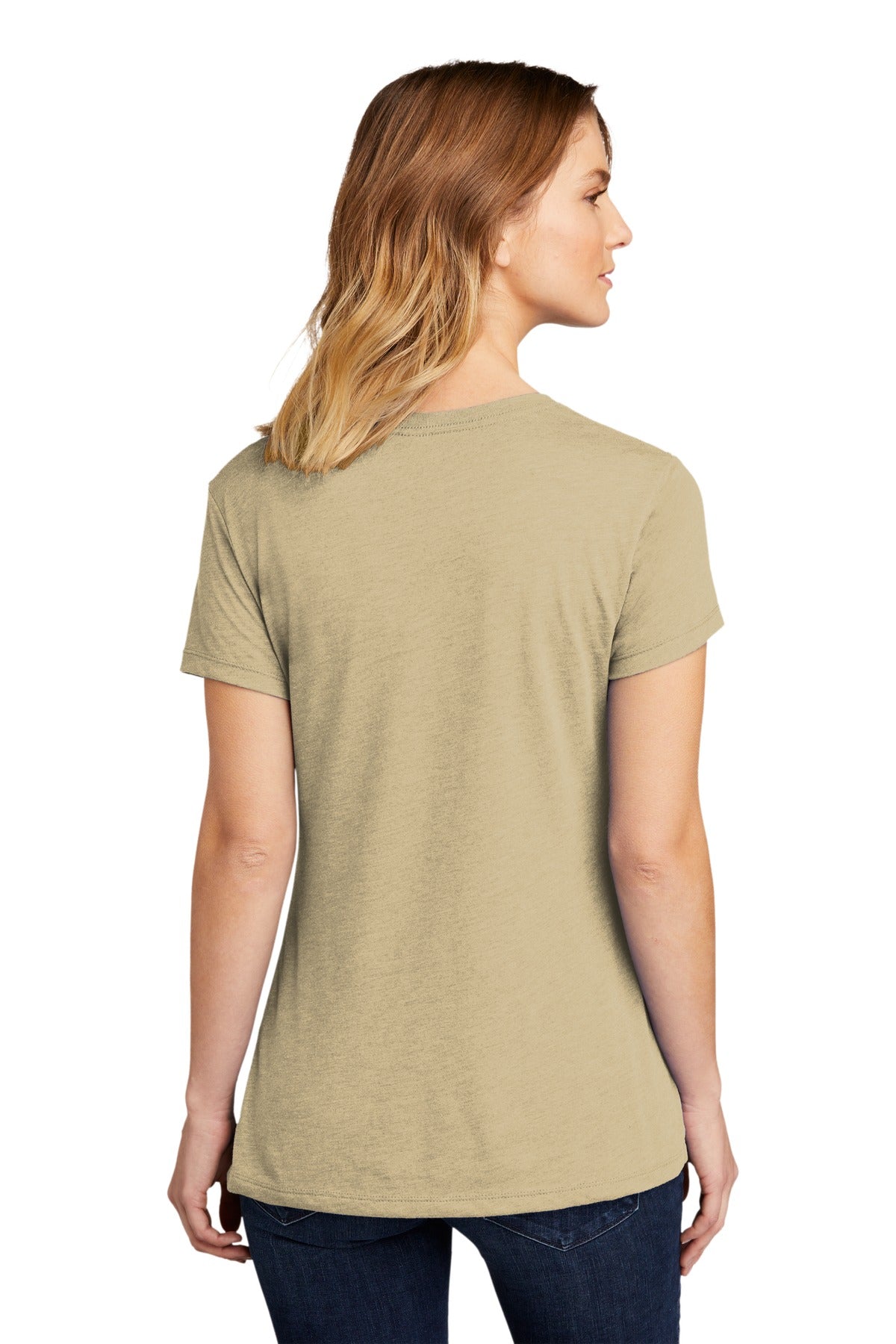 Cream Next Level Apparel Women's CVC Tee. NL6610