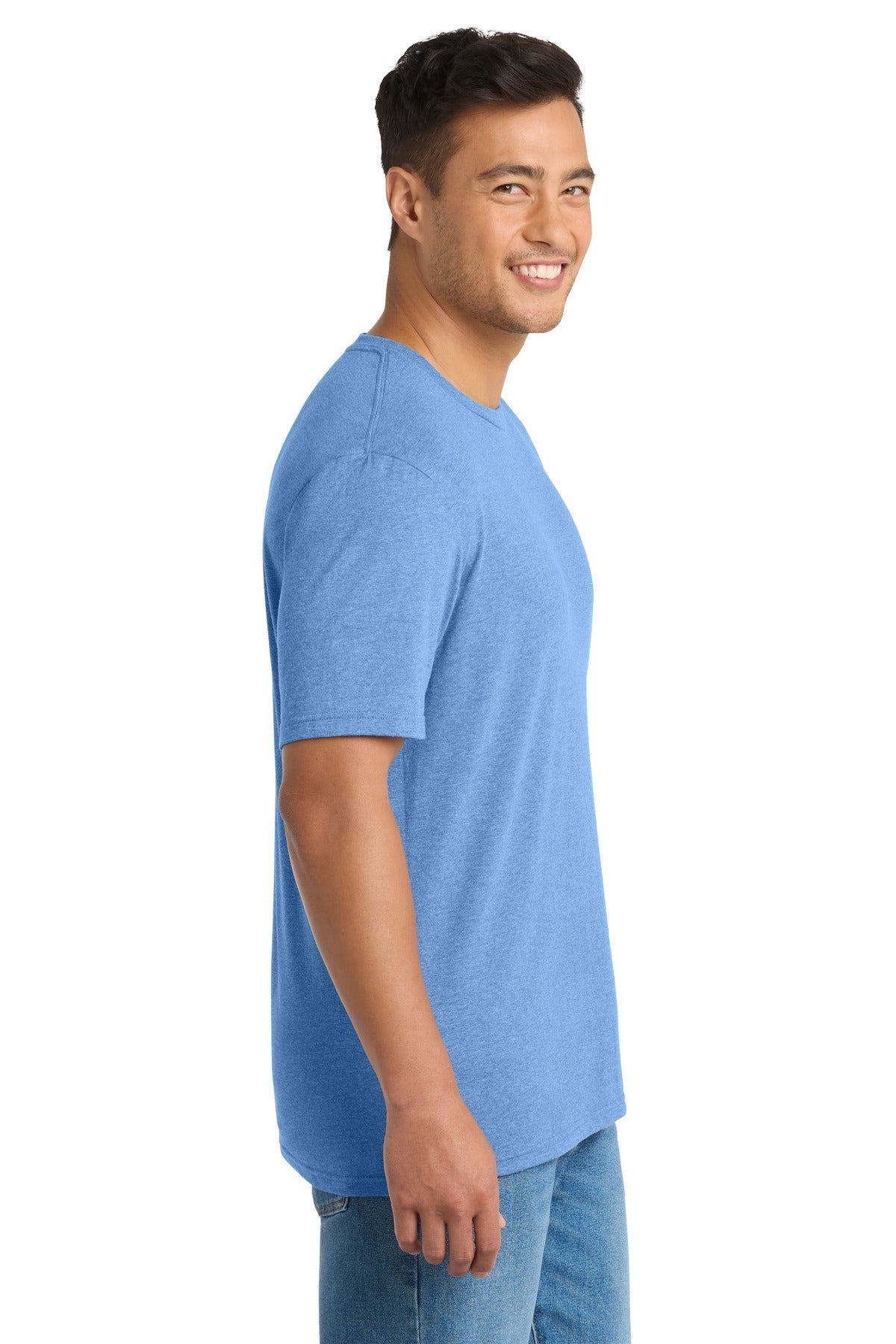 CrlnaBlHtr Port & Co Tri-Blend Tee. PC330