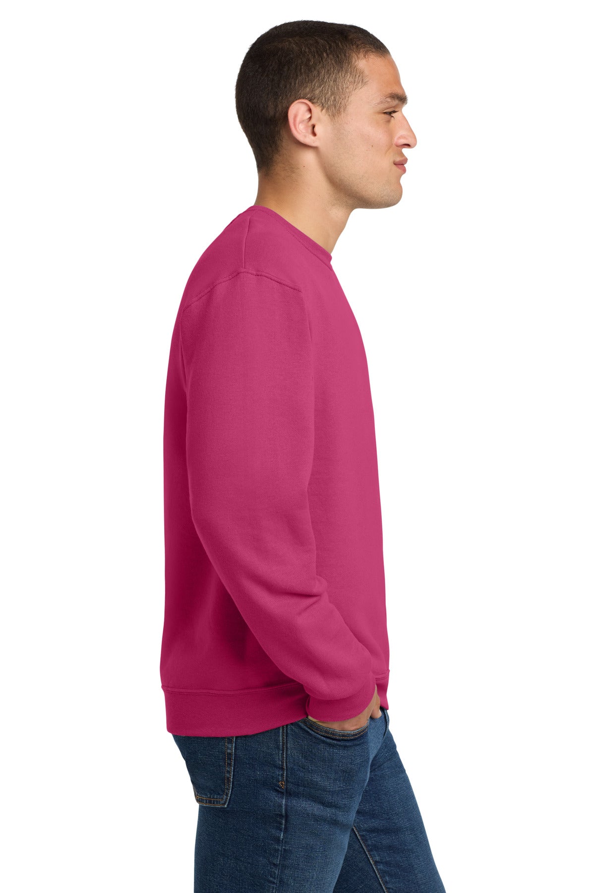 CyberPink Jerzees - NuBlend Crewneck Sweatshirt. 562M