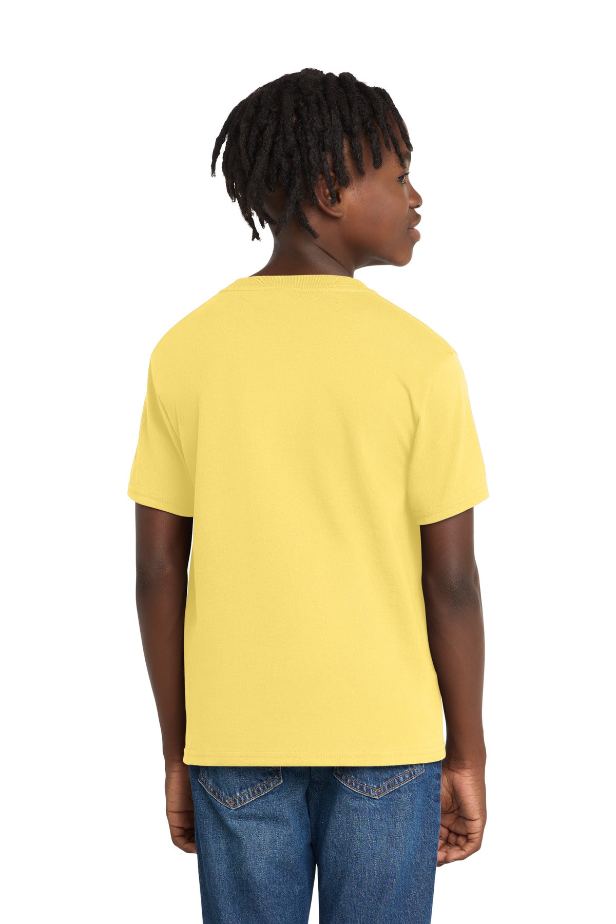 Daffodil Port & Co Youth Essential Tee. PC61Y